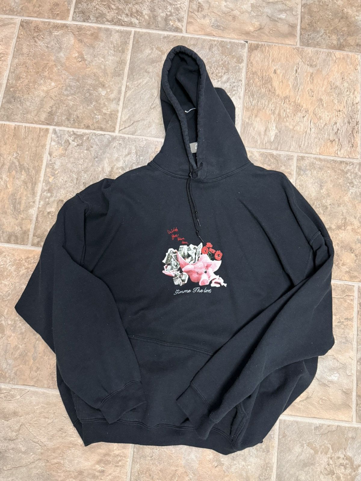Travis Scott Barclays Center Exclusive Astroworld Hoodie “Gimme The Loot” Size US L / EU 52-54 / 3 - 1 Thumbnail