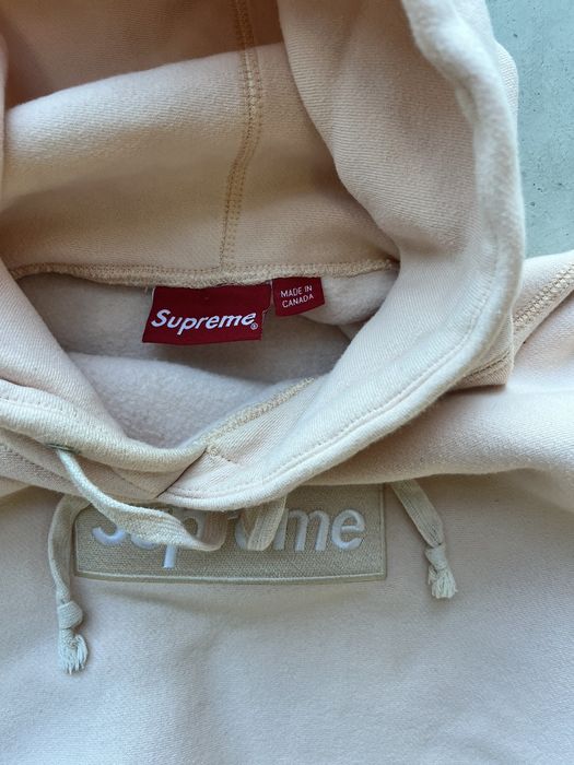 Supreme Peach supreme box logo | Grailed