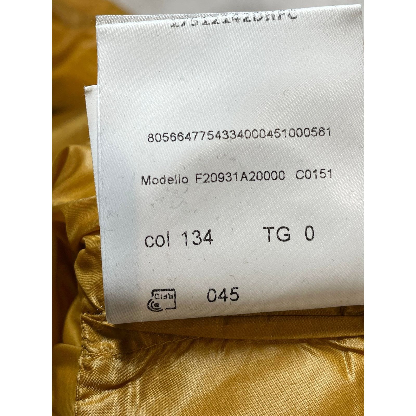 Moncler Moncler Seritte Giubbotto Yellow Puffer Jacket Size US XS / EU 42 / 0 - 5 Thumbnail