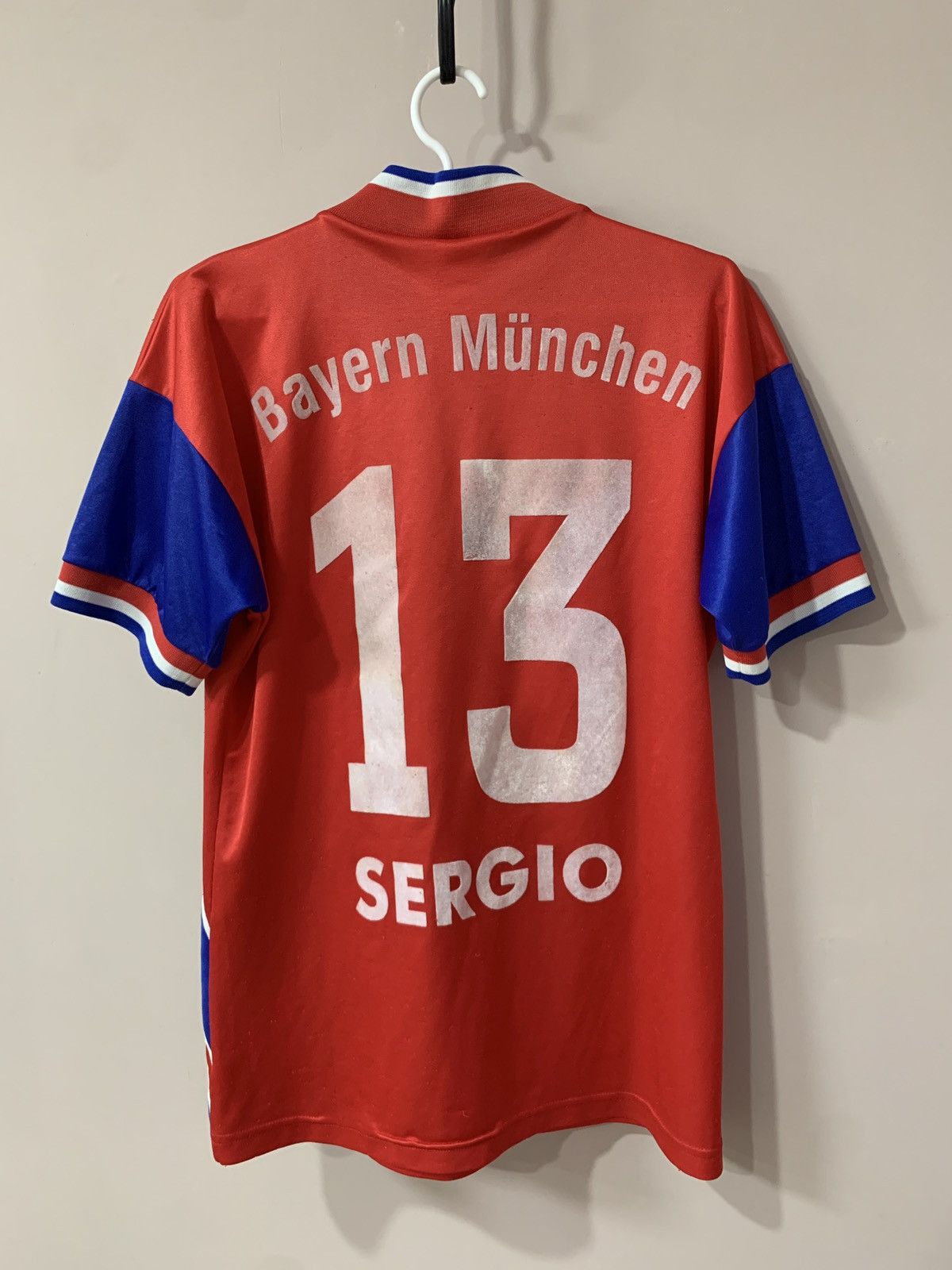 Vintage Bayern Munich Paulo Sergio 1993 1994 vintage soccer jersey Size US S / EU 44-46 / 1 - 2 Thumbnail