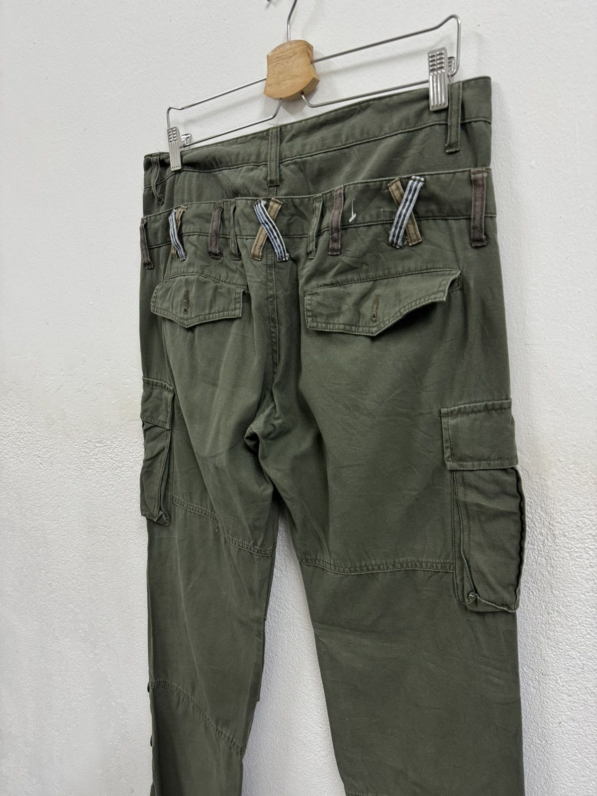 Japanese Brand × Vintage Vintage Japanese Brand Double Waist Pants 1990s Size US 34 / EU 50 - 6 Thumbnail