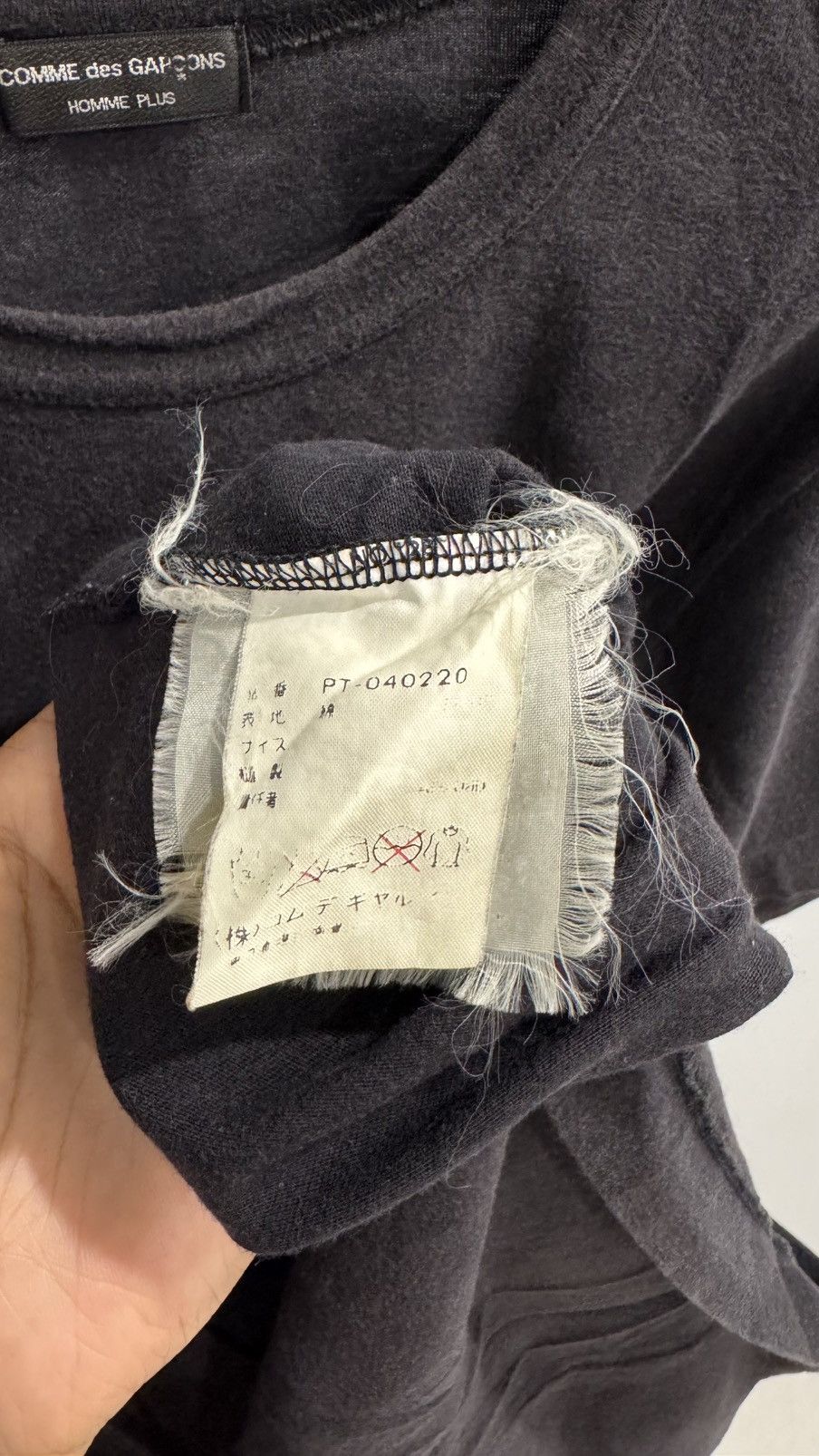 Comme des Garcons Homme Plus Comme des Garcons Homme Plus AD2000 T-Shirt Size US S / EU 44-46 / 1 - 7 Thumbnail