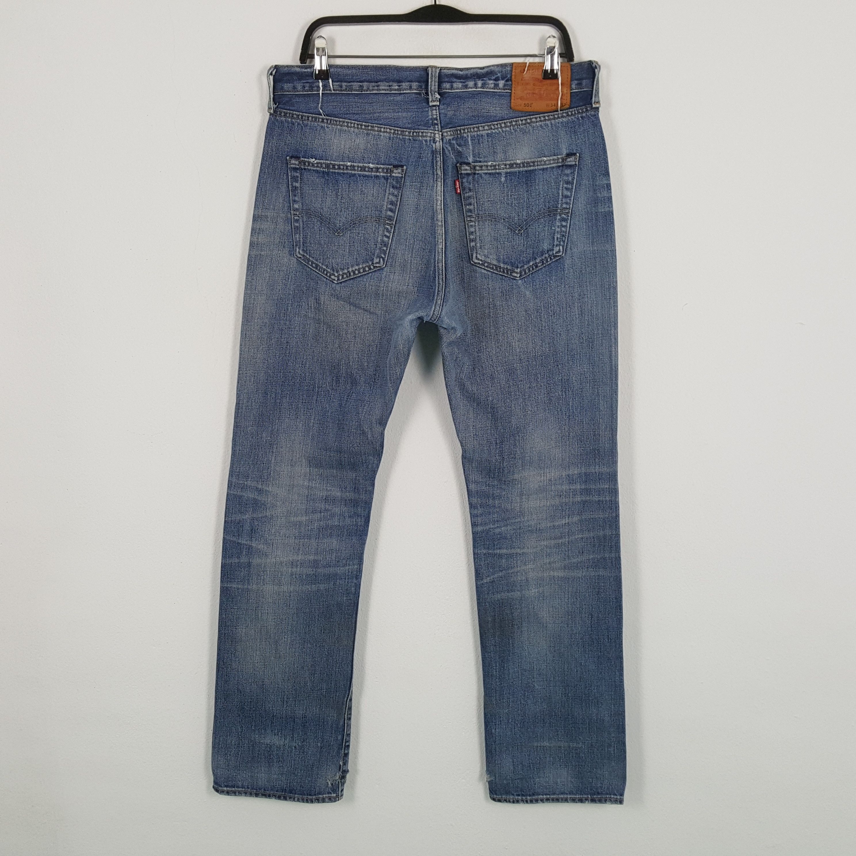 Levi's × Vintage LEVI'S Big E Jeans Daily Streetwear Style Distressed Size US 32 / EU 48 - 4 Thumbnail