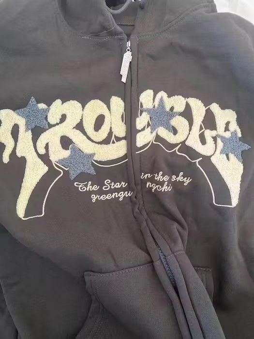 Japanese Brand Letter Embroidery Hoodies Size US M / EU 48-50 / 2 - 3 Thumbnail