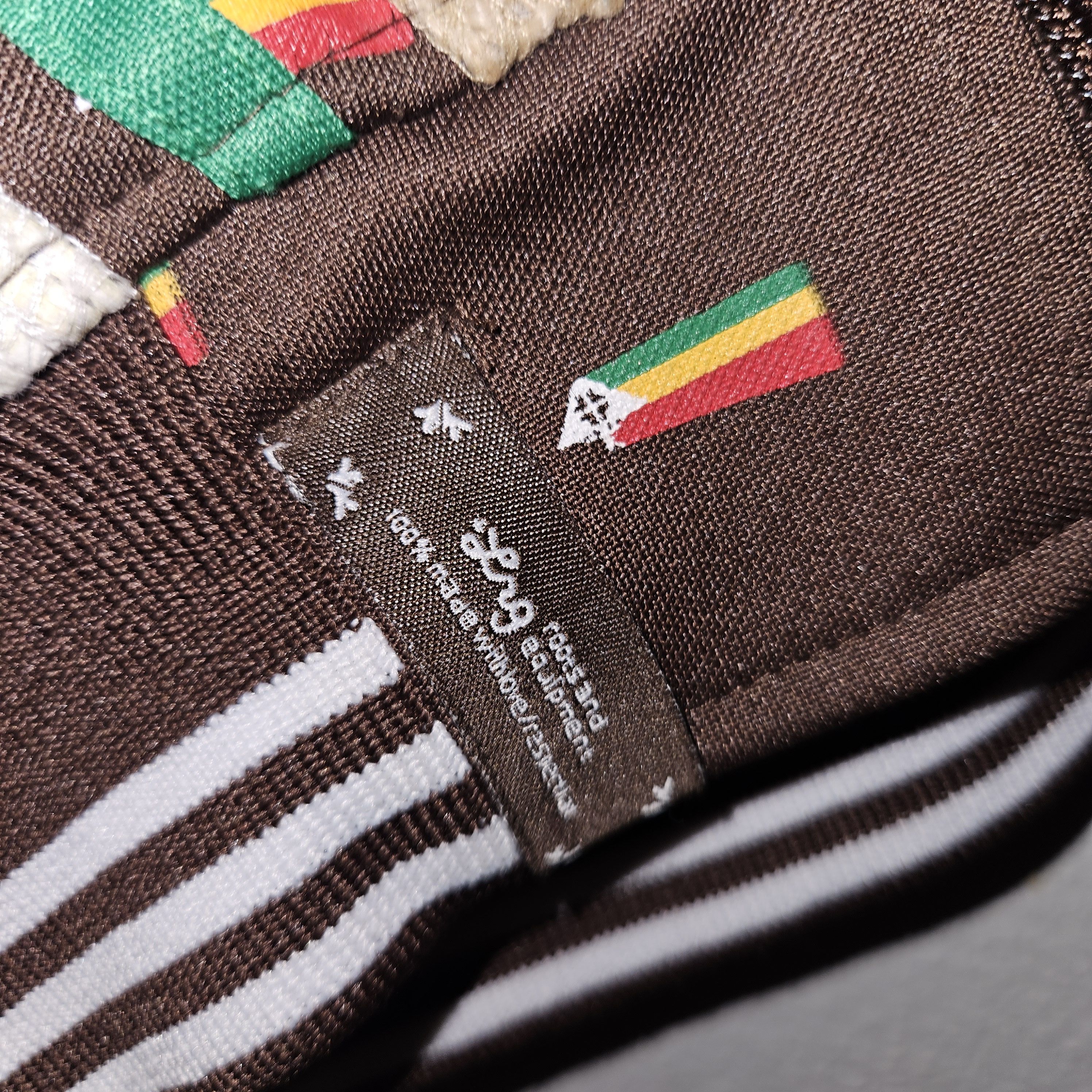 LRG LRG Roots People Track Jacket Brown Rasta Stripe Logo Size US L / EU 52-54 / 3 - 5 Thumbnail