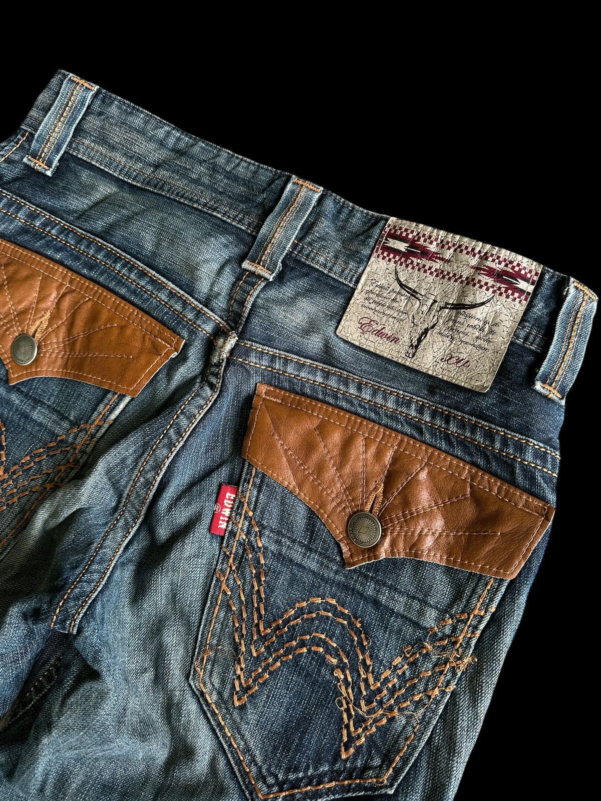 If Six Was Nine Flare 💥 Edwin Flare Bull Chicago 💥 Size US 32 / EU 48 - 5 Thumbnail