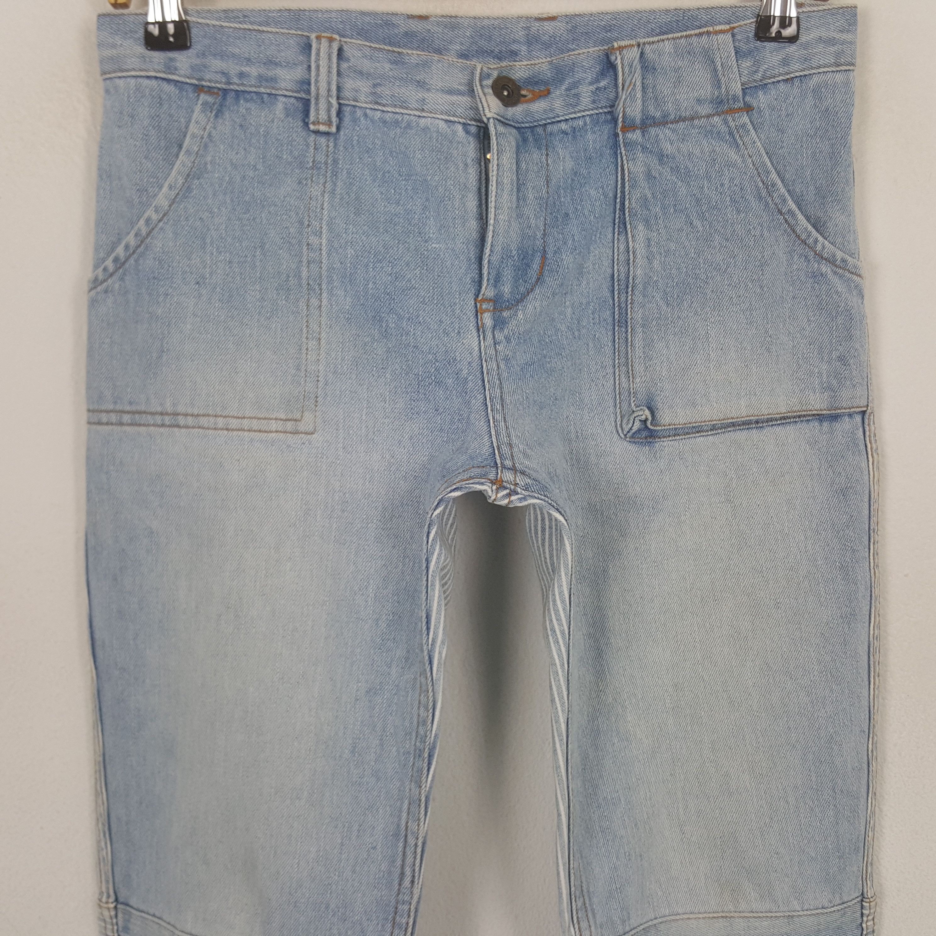 Japanese Brand Vintage Point Rare Style Japanese Denim Jeans RR30 Size 29" - 2 Thumbnail