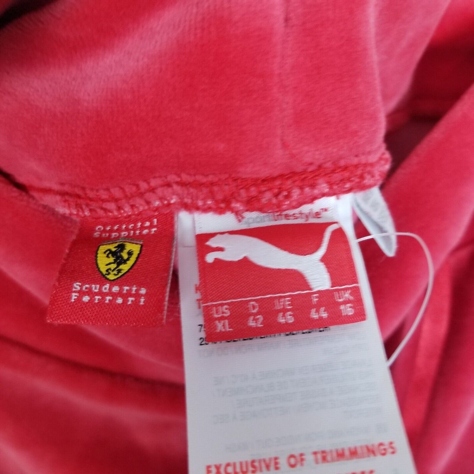 Puma Puma X Scuderia Ferrari Race Womens Sweatpants Sz L Pink Size US 28 / EU 44 - 4 Thumbnail