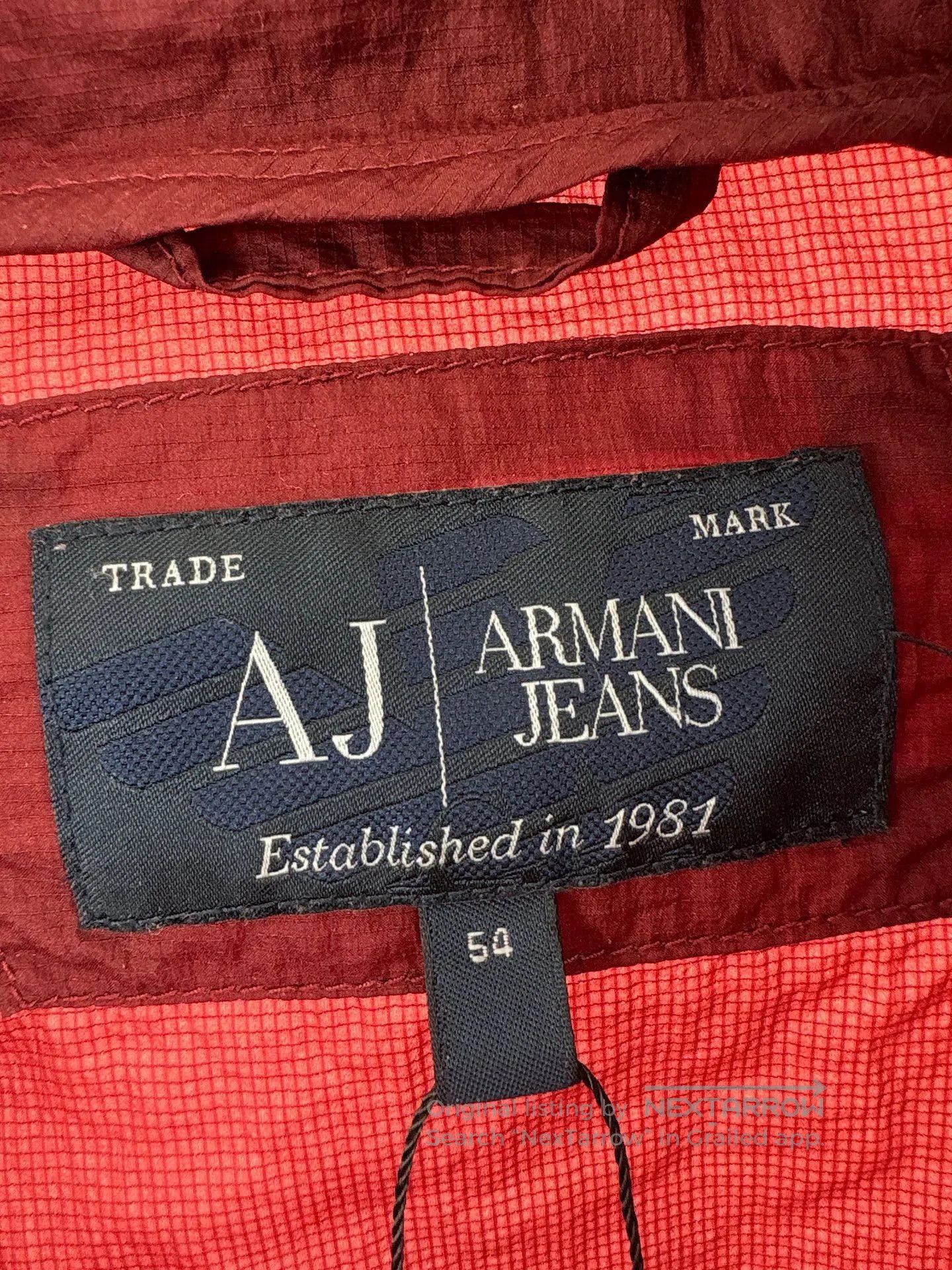 Armani ARMANI Thin Zip Jacket. Size US L / EU 52-54 / 3 - 4 Thumbnail