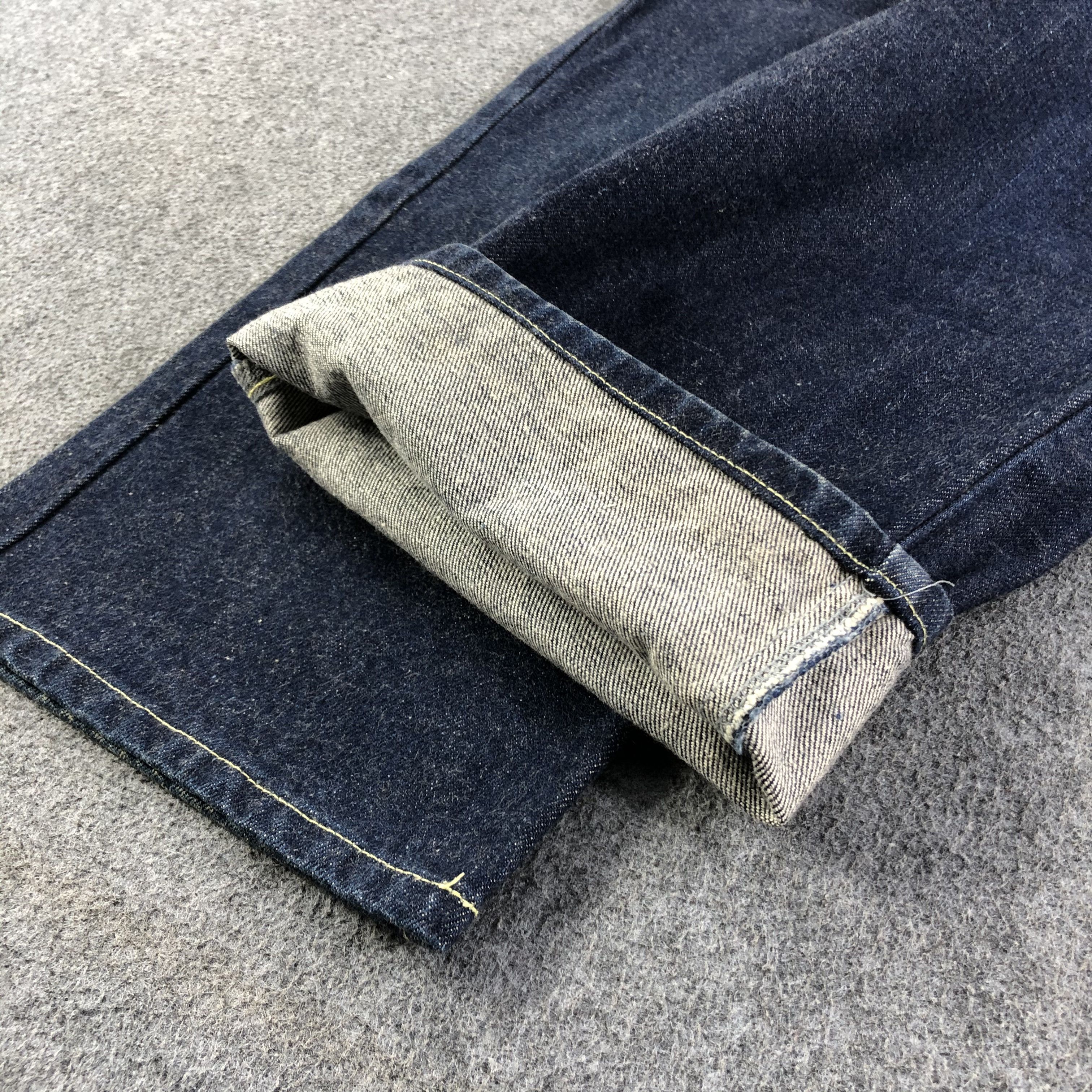 Japanese Brand Felissimo Blossom Jeans Dark Wash Denim -J2732 Size US 33 - 5 Thumbnail