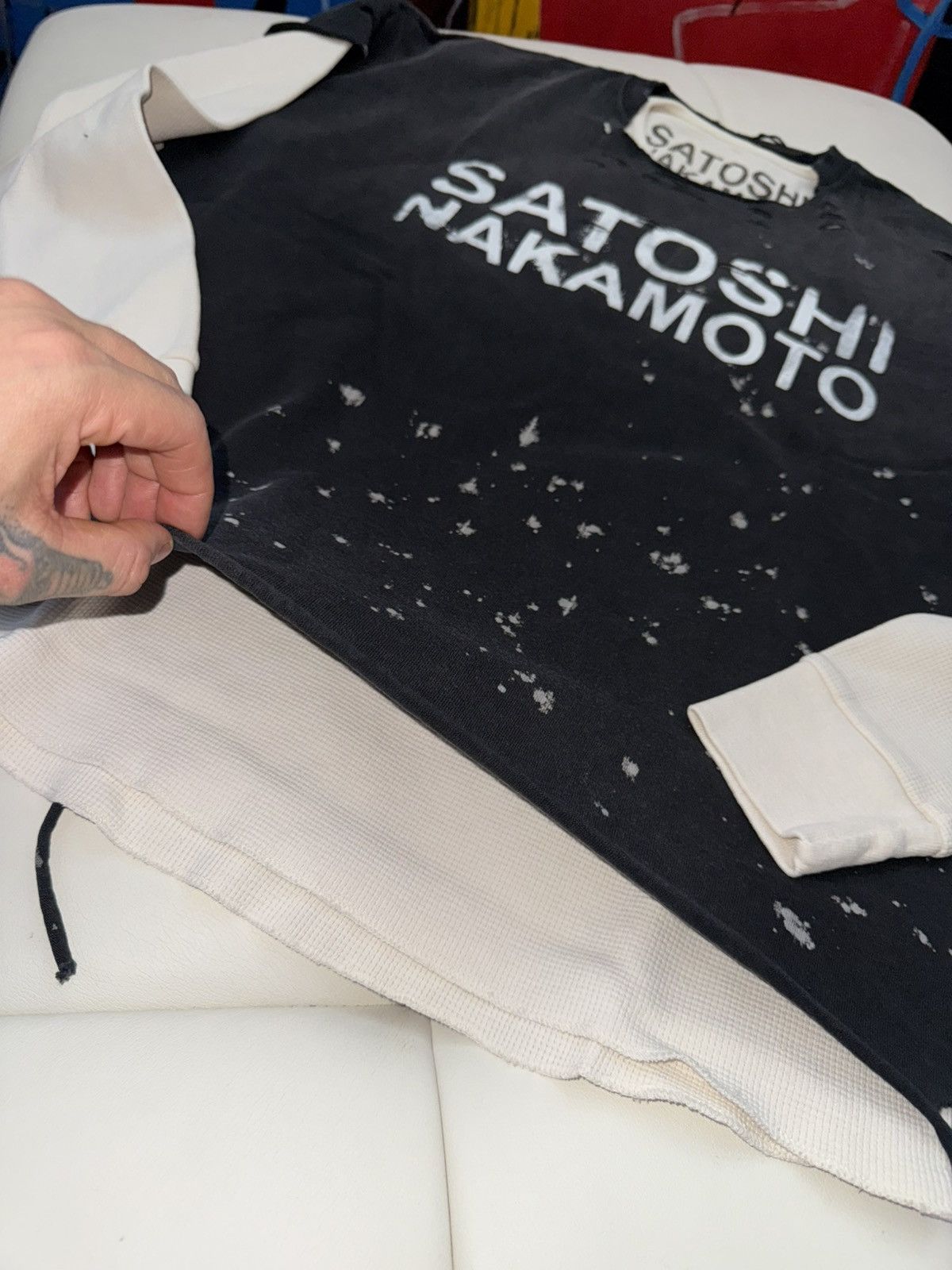 Satoshi Nakamoto Satoshi nakamoto double layered thermal t shirt Size US L / EU 52-54 / 3 - 5 Thumbnail