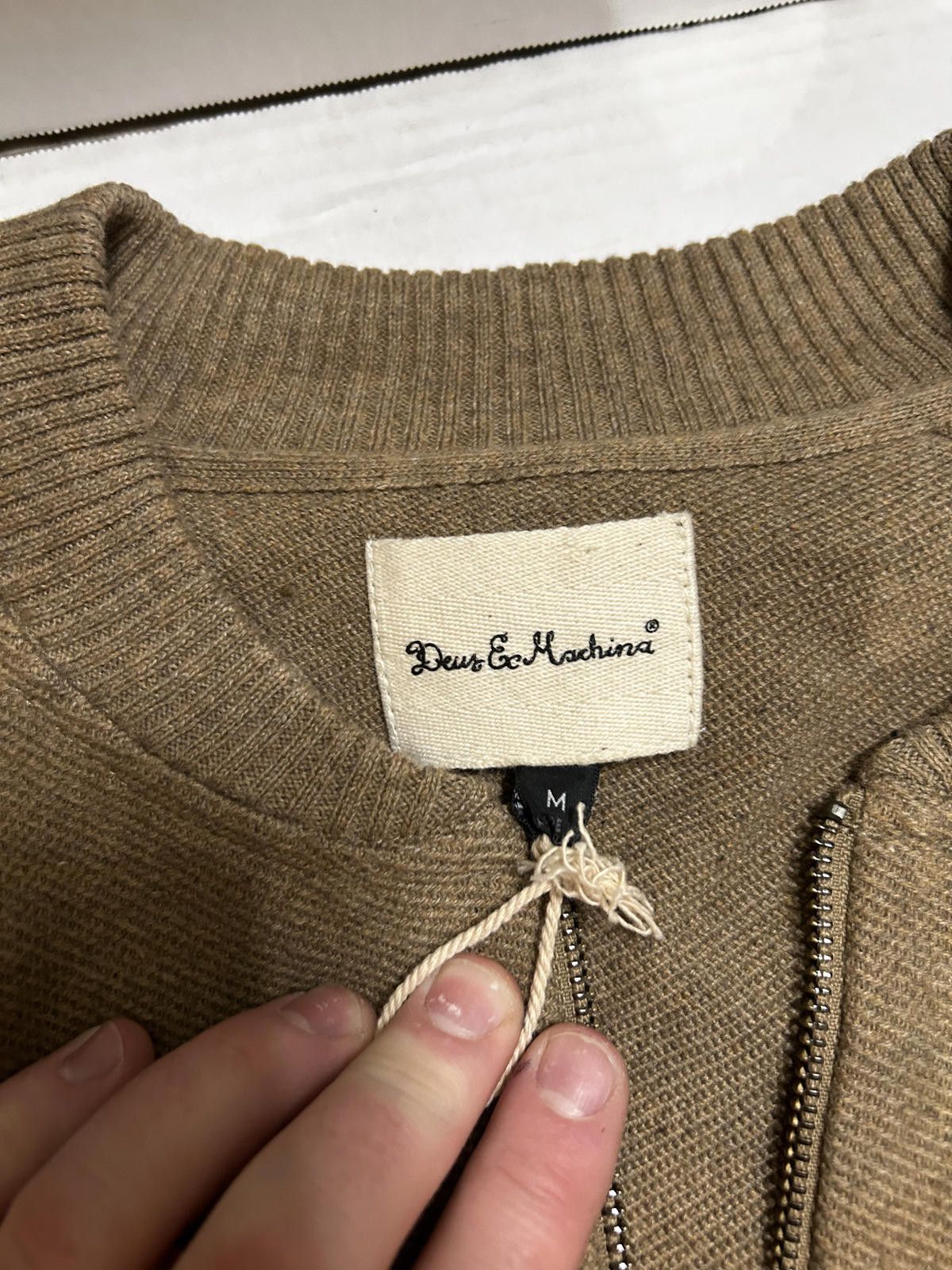 Deus Ex Machina Deus Ex Machina Full Zip Knit Sweater | Size M |Brown | NWT Size US M / EU 48-50 / 2 - 3 Thumbnail
