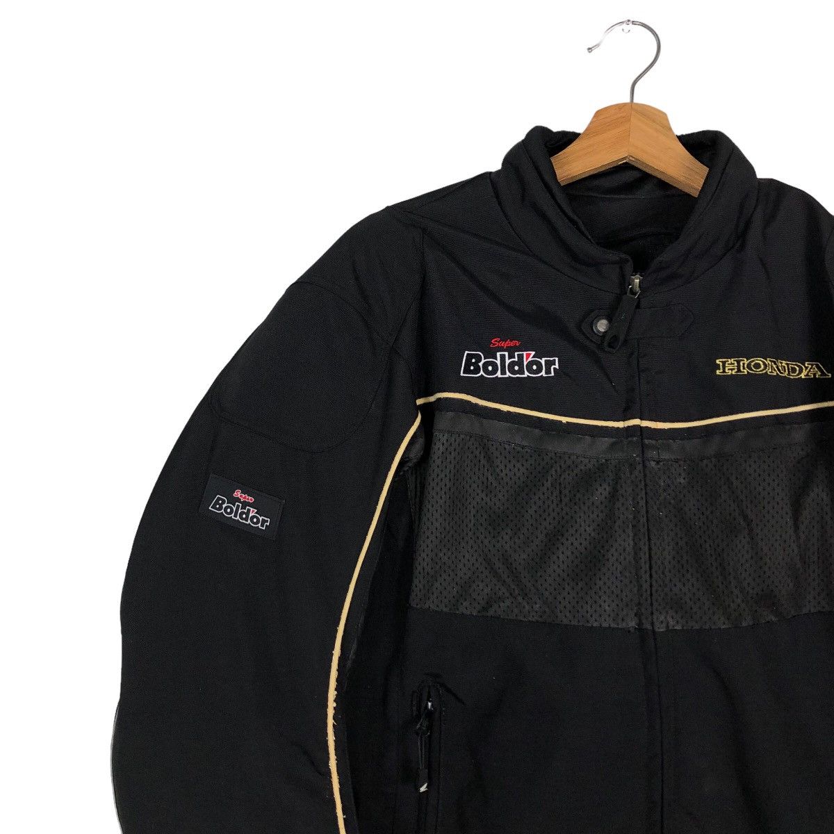 Hein Gericke 🔥Vintage Biker Jacket Racing Sport Safety Honda Big Logo Size US L / EU 52-54 / 3 - 7 Thumbnail