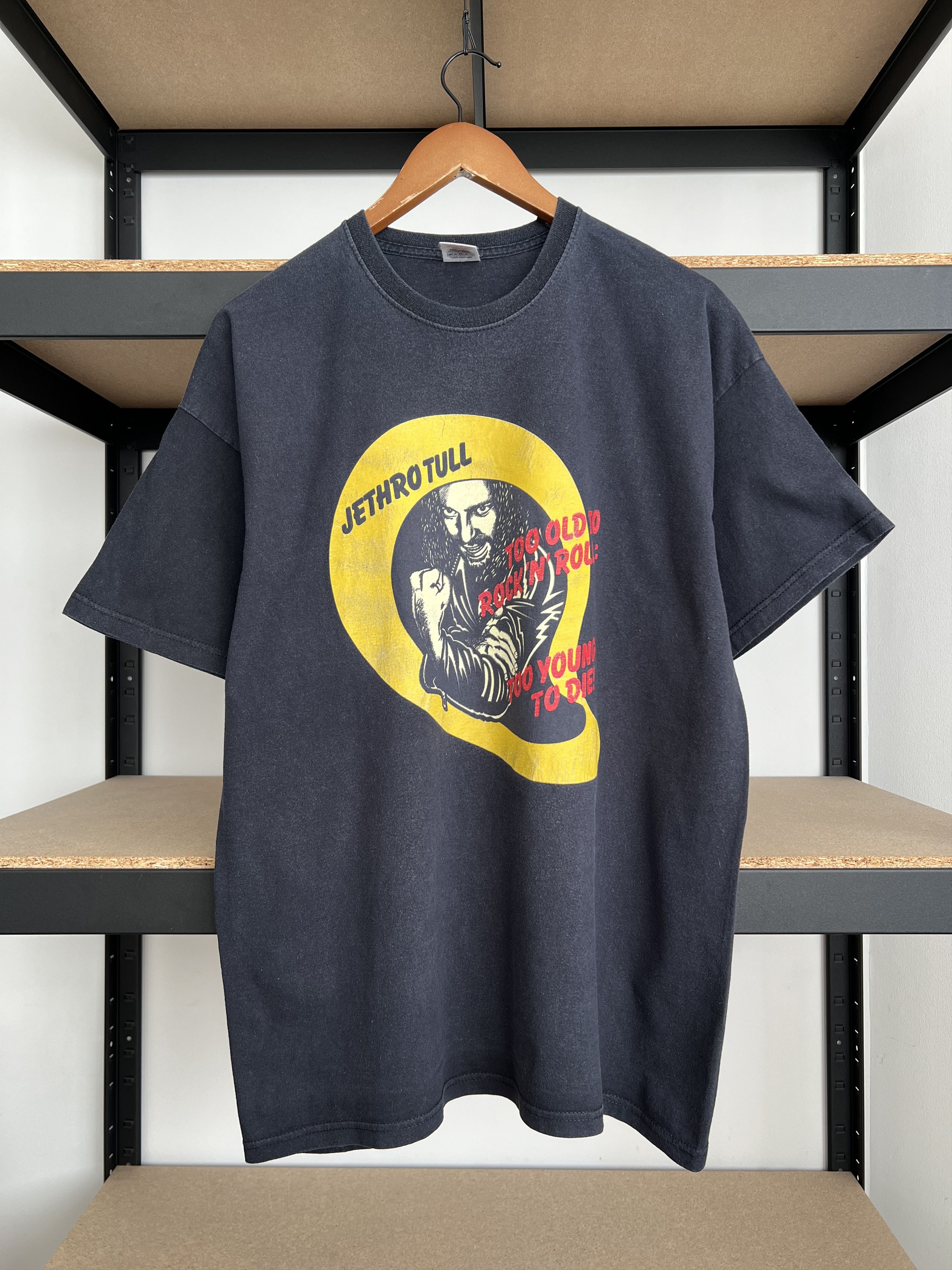 Band Tees Vintage 2000s Jethro Tull Too Old to Rock n Roll T-shirt Size US XL / EU 56 / 4 - 1 Thumbnail