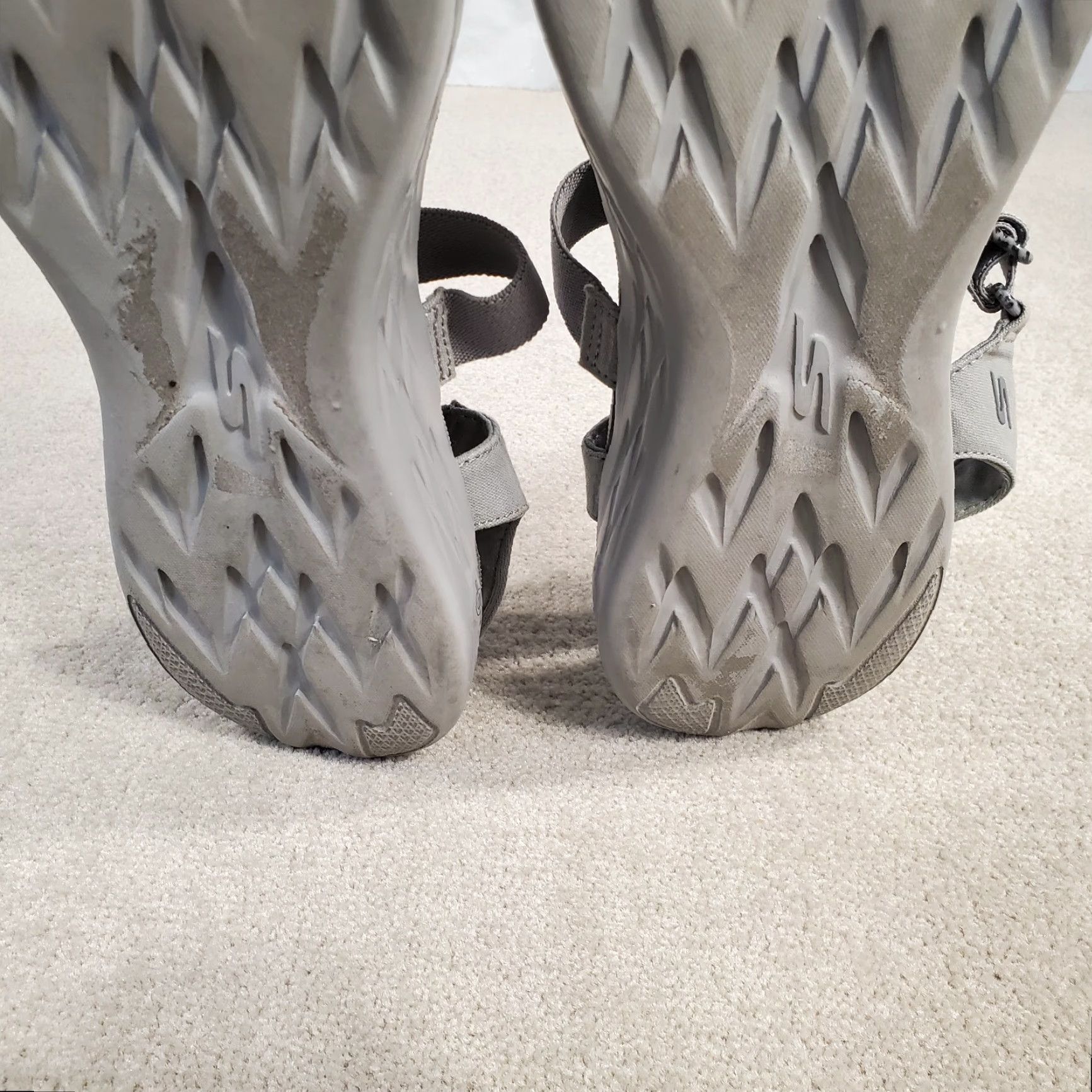 SKECHERS Skechers Goga Mat Sandals Womens 11 Gray Buckle Casual Comfort Walking Open Toe Flat Sandal Shoes Size US 11 / IT 41 - 6 Thumbnail