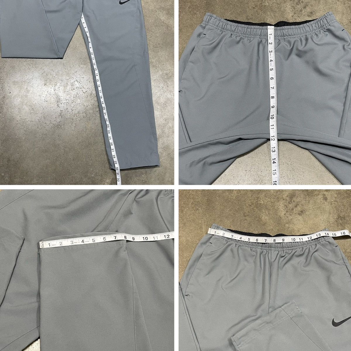 Nike Nike Y2K Gray Baggy Warm Up Track Pants Size US 32 / EU 48 - 7 Thumbnail
