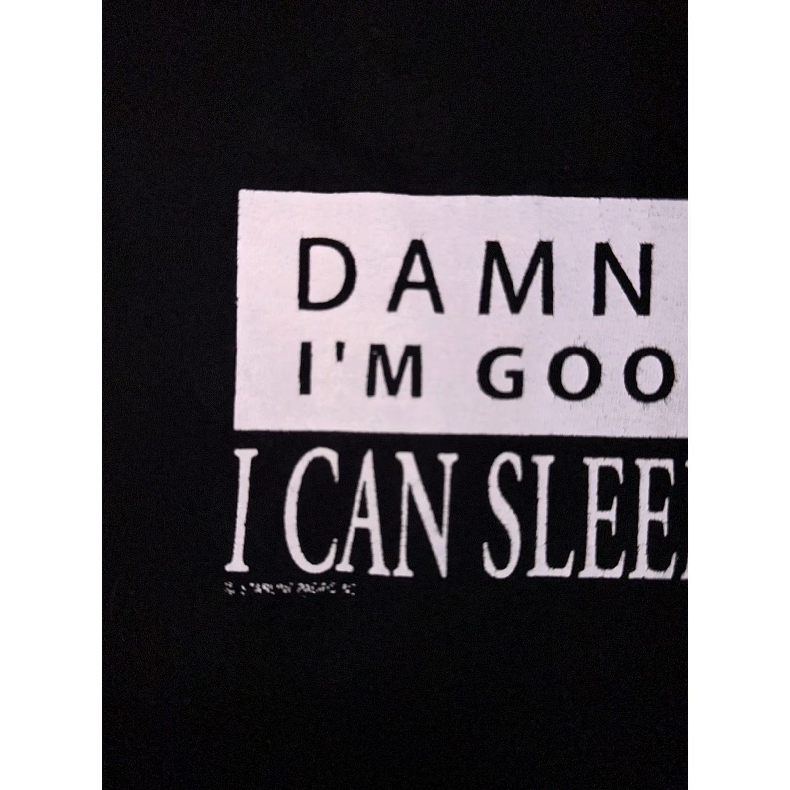 Vintage VINTAGE Brooklyn T Shirt Funny Quote Men’s Size XL Black Cotton Short Sleeve Men Size US XL / EU 56 / 4 - 3 Thumbnail