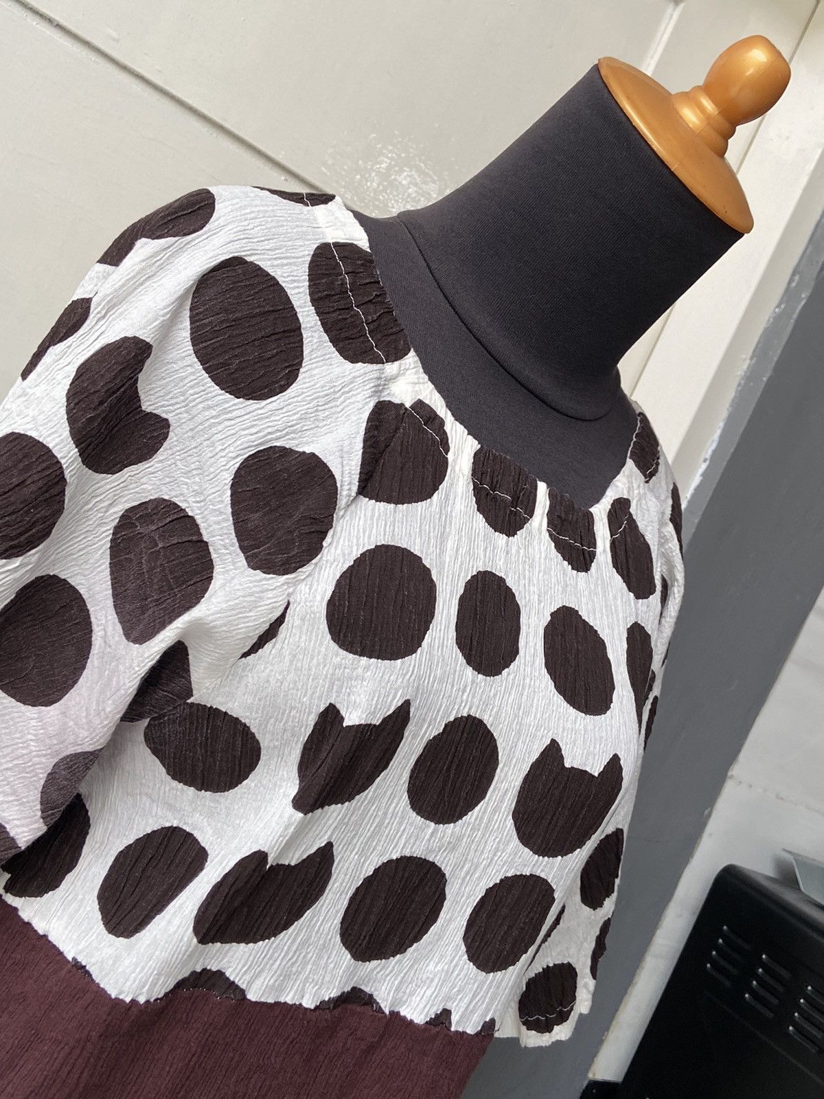 TSUMORI CHISATO Polkadot Midi Dress