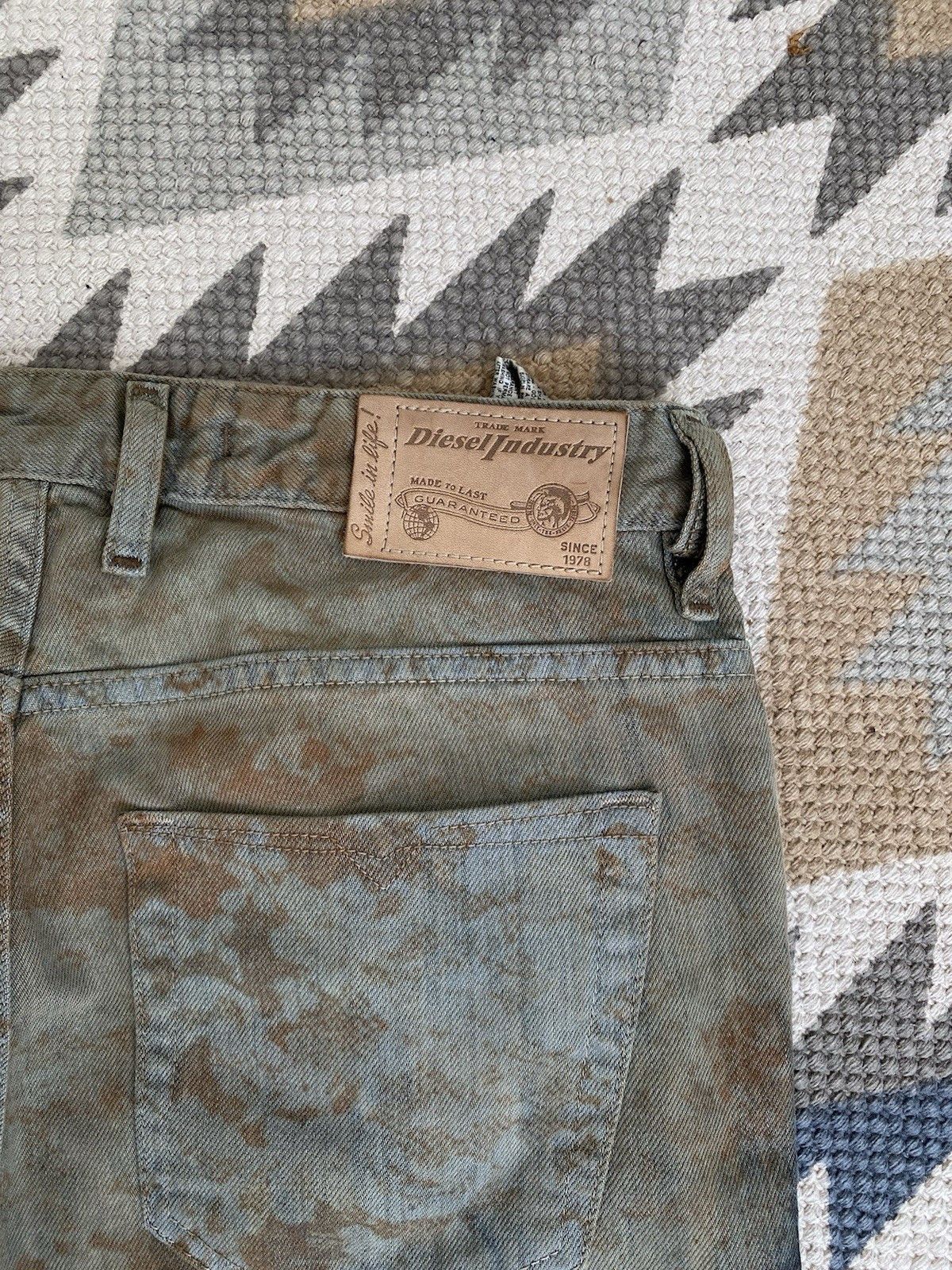 Diesel Diesel Womens Avant Garde Painted Pants Jeans Size 25" / US 0 / IT 36 - 11 Thumbnail