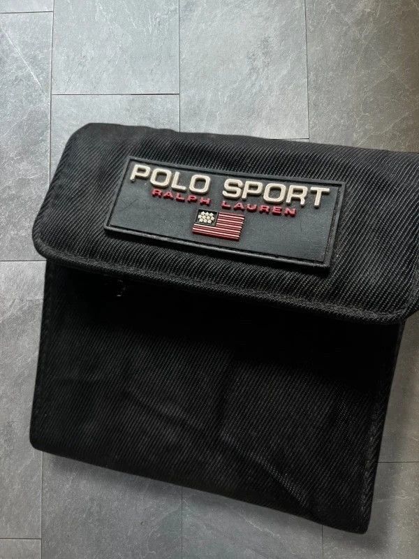Polo Ralph Lauren Ralph Lauren Polo Sport Wallet Black Vintage 1990s Size ONE SIZE - 5 Thumbnail