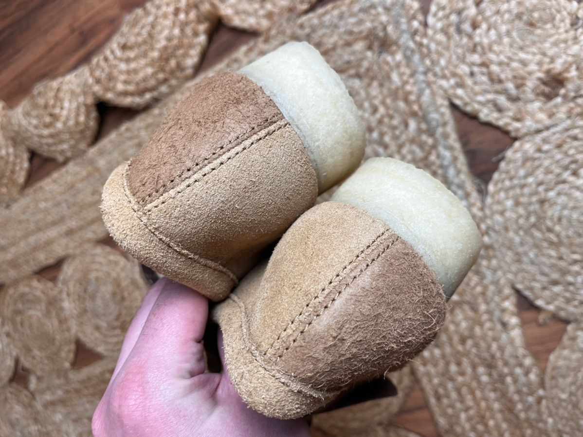 Clarks × Designer Clarks Beige suede two-tone Tan Wallabee Wallabees mule moc Size US 10.5 / EU 43-44 - 9 Thumbnail