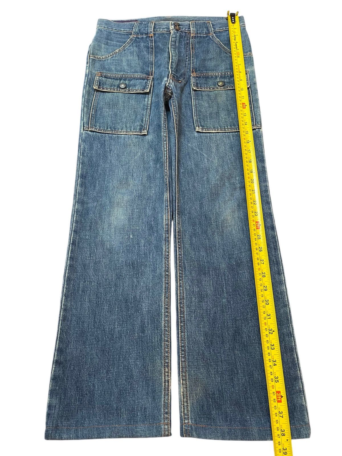 Nepenthes Vintage Japan Nepenthes Bush Pants Faded Style Loose Jeans Size US 30 / EU 46 - 12 Thumbnail