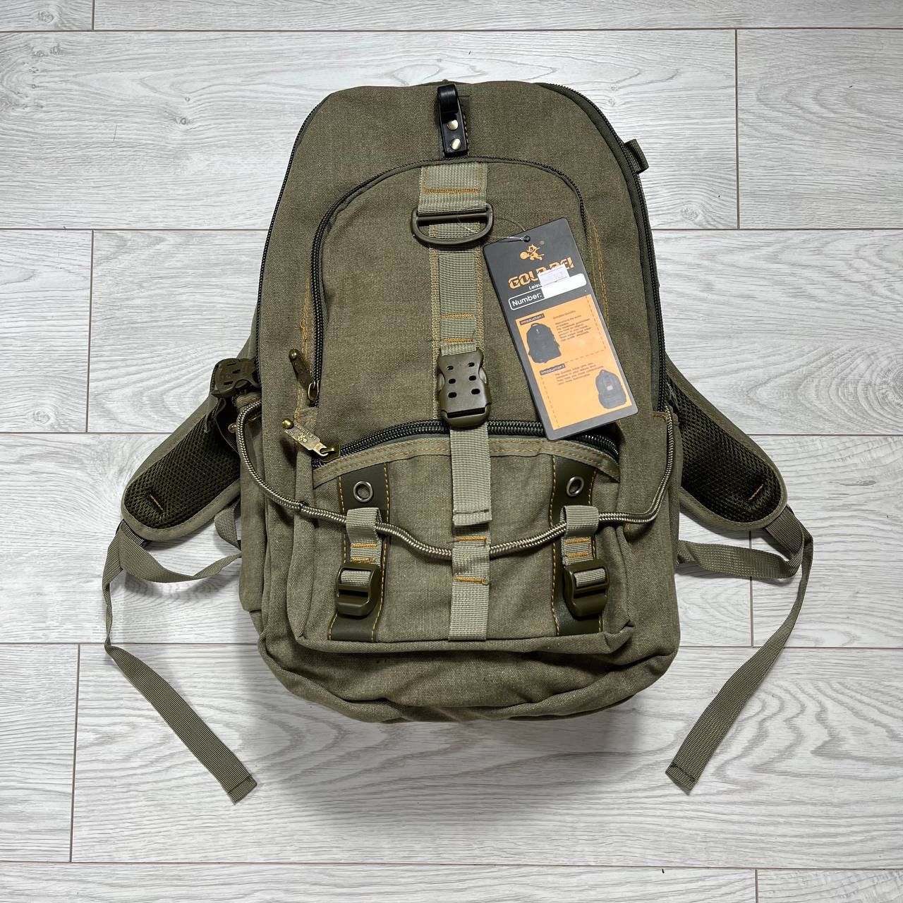 Diesel Avant Garde Diesel style Gold Be Military y2k backpack Size ONE SIZE - 1 Thumbnail