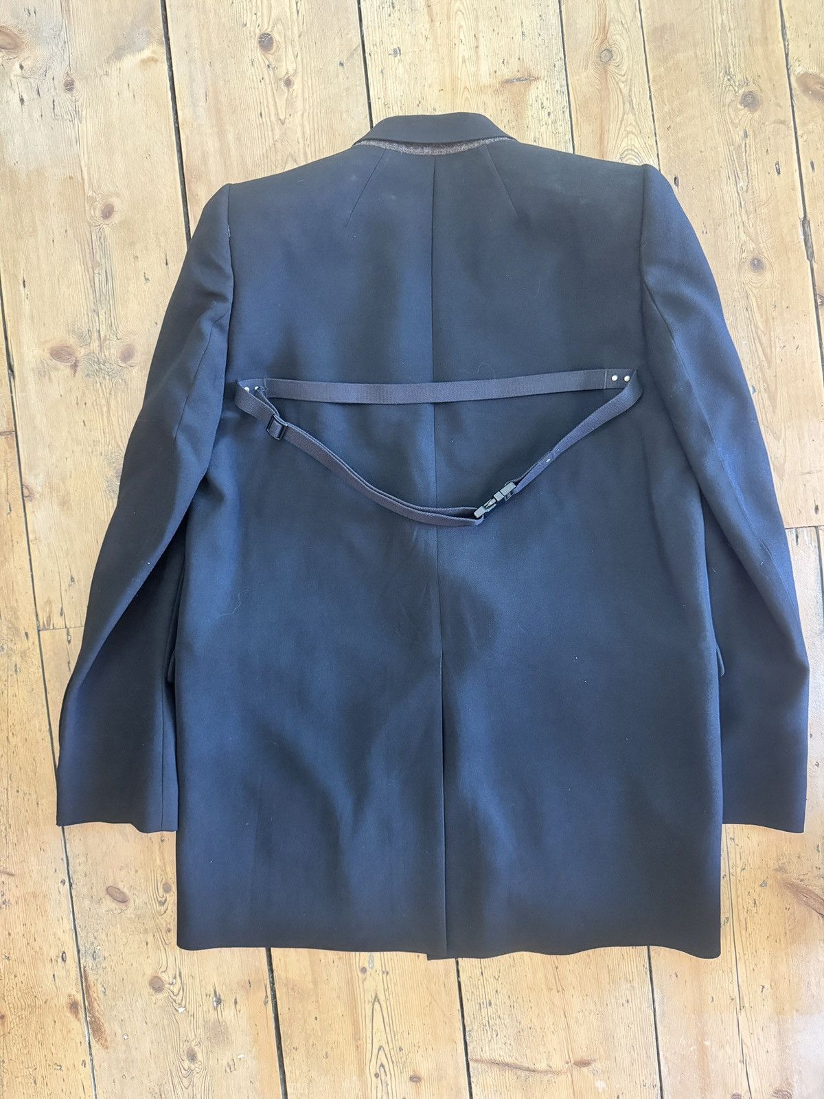 Rick Owens Tecuatl Tatlin tailored jacket in wool crepe Size 40L - 8 Thumbnail