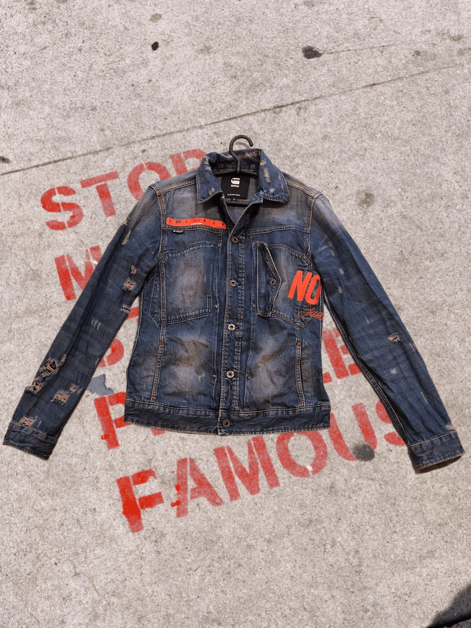 G-Star Vintage denim moto jacket g-star raw y2k Size US XS / EU 42 / 0 - 1 Thumbnail