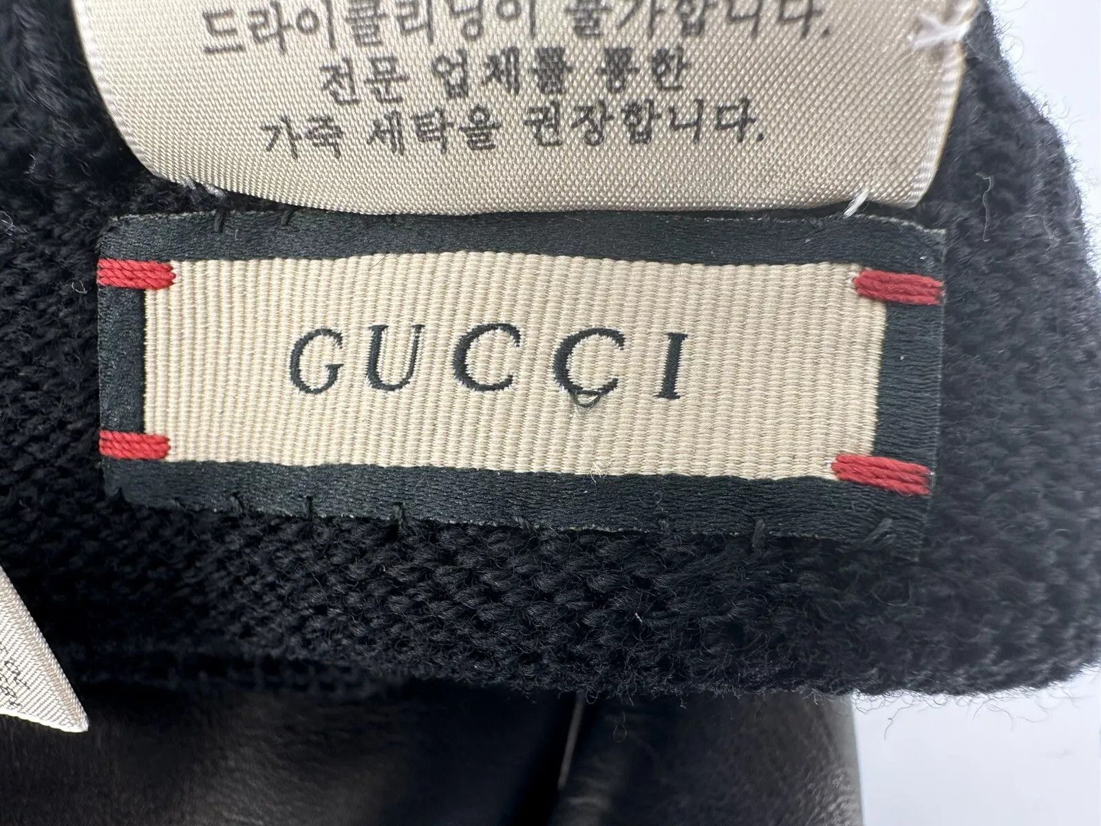 Gucci New Gucci Gloves Size-8-S black leather Size ONE SIZE - 7 Thumbnail