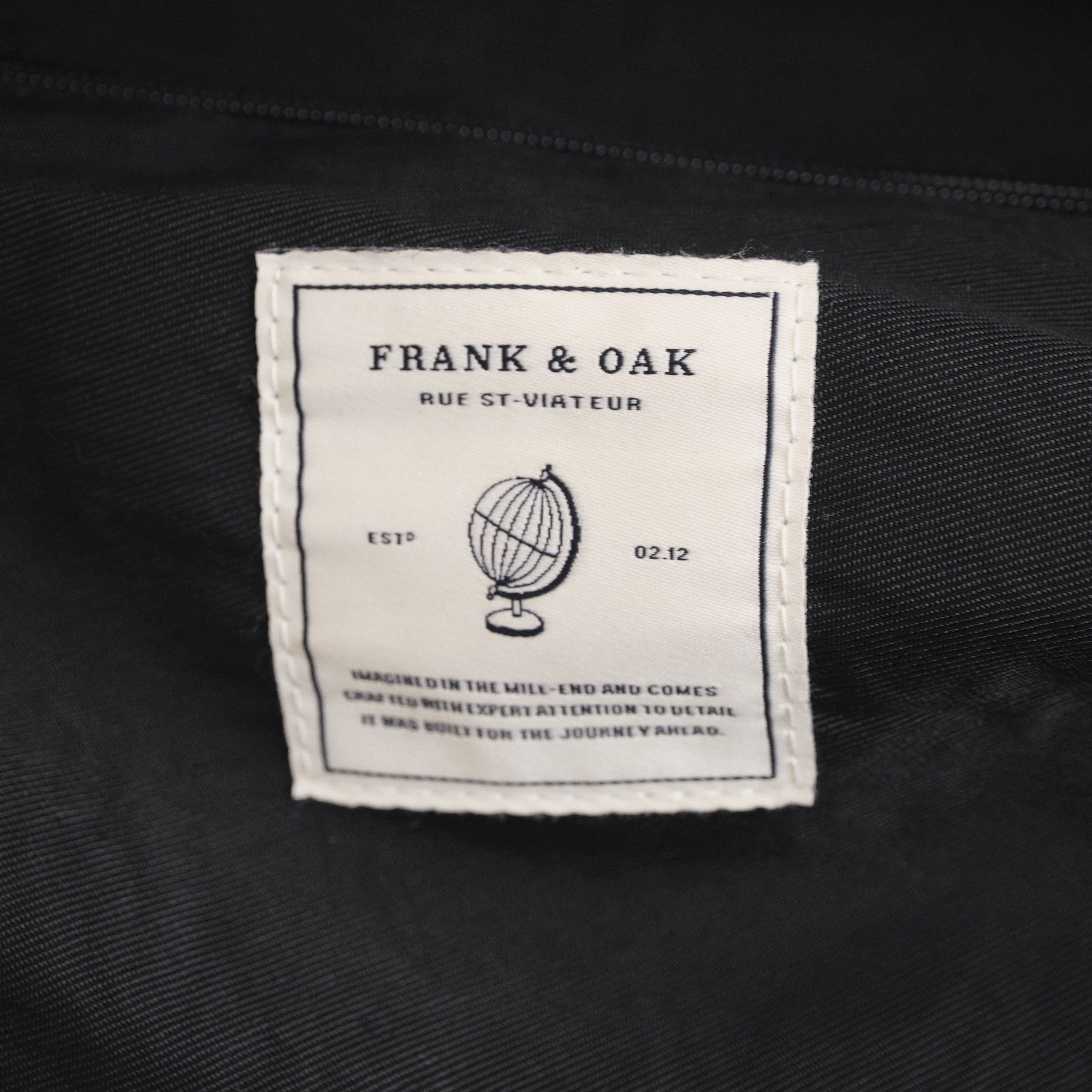 Frank And Oak Leather & Wool Tweed Weekender (NEW) Size ONE SIZE - 5 Thumbnail