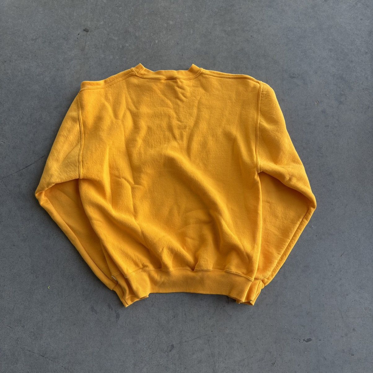 Russell Athletic Vintage yellow Russell V Stitch Sweat Shirt Medium Blank Size US M / EU 48-50 / 2 - 9 Thumbnail