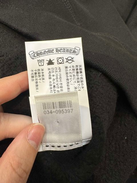Chrome Hearts CHROME HEARTS Triple Cross Embroidery Hoodie Zip Up BLACK Size US S / EU 44-46 / 1 - 7 Thumbnail