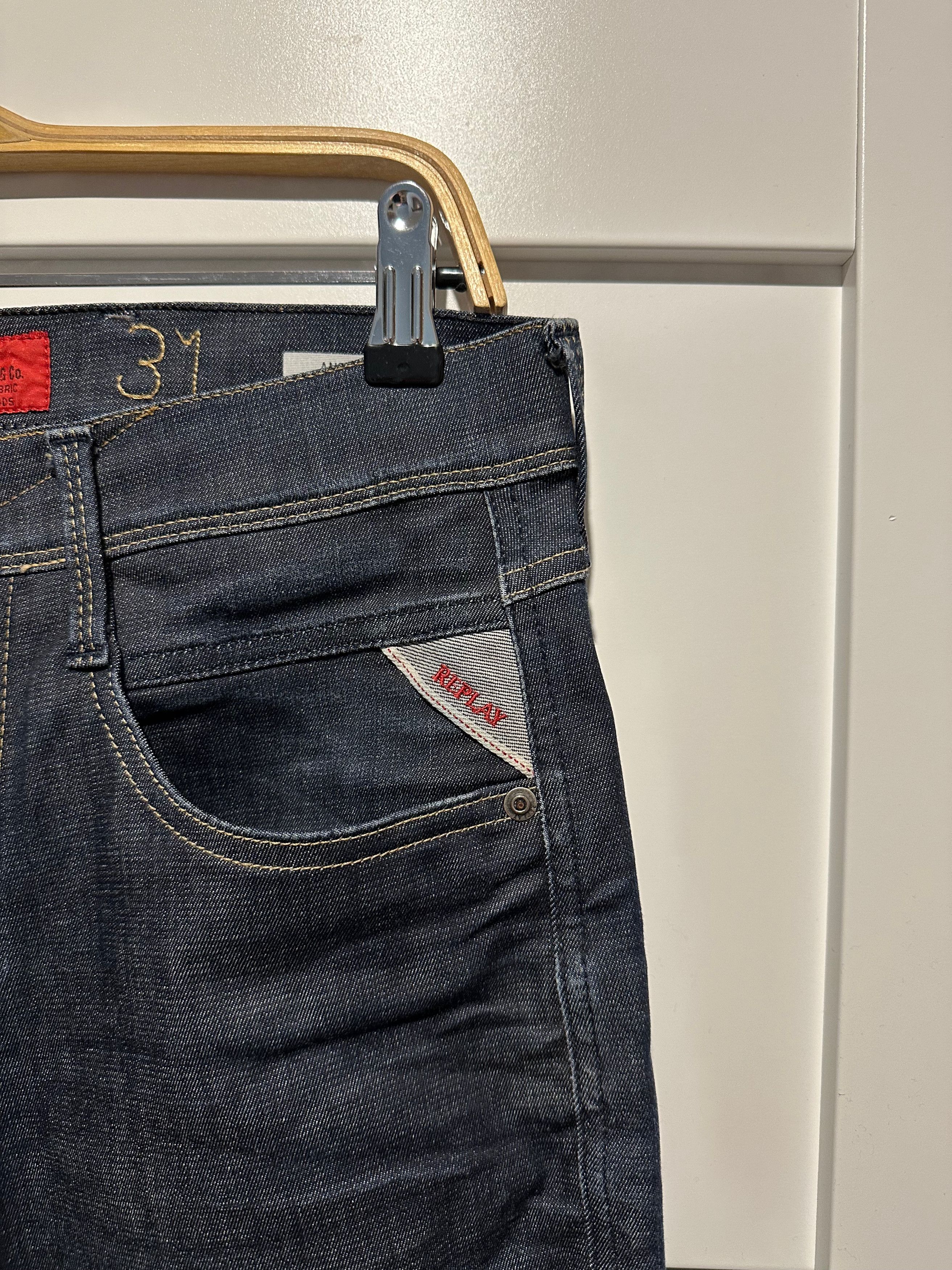 Replay REPLAY Anbass Stretch slim fit denim pants jeans Size US 31 - 6 Thumbnail