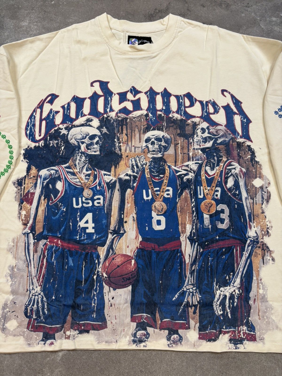 Godspeed Godspeed Dream Team 24 Longsleeve, Bone Size US L / EU 52-54 / 3 - 3 Thumbnail