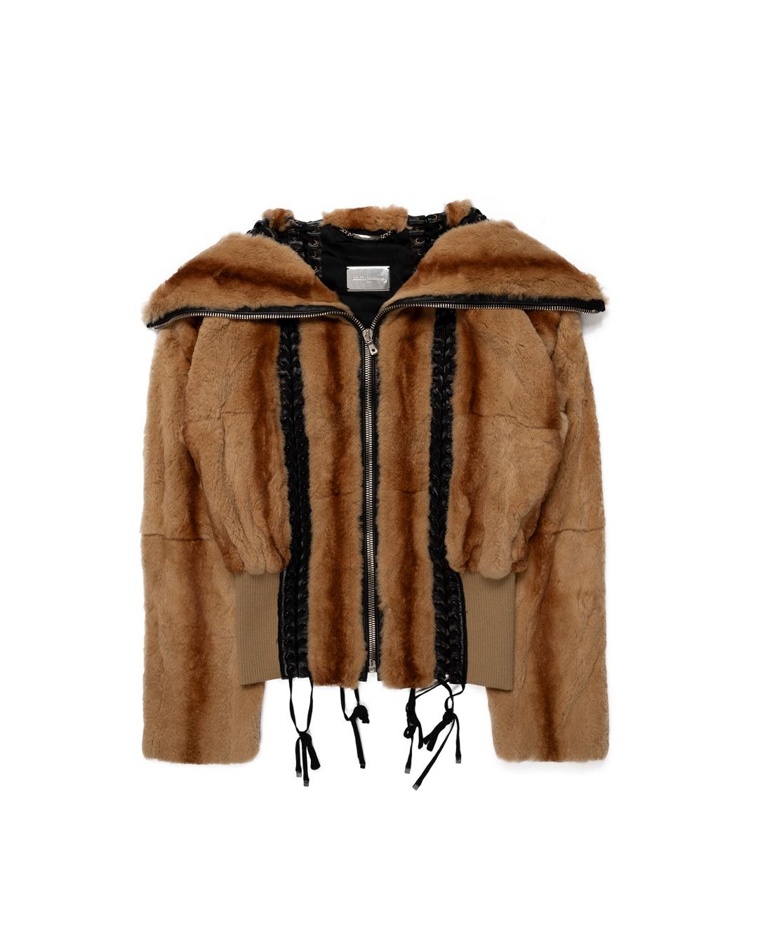 Dolce & Gabbana SS2003 Weasel Fur Aviator Jacket Size US M / EU 48-50 / 2 - 5 Thumbnail