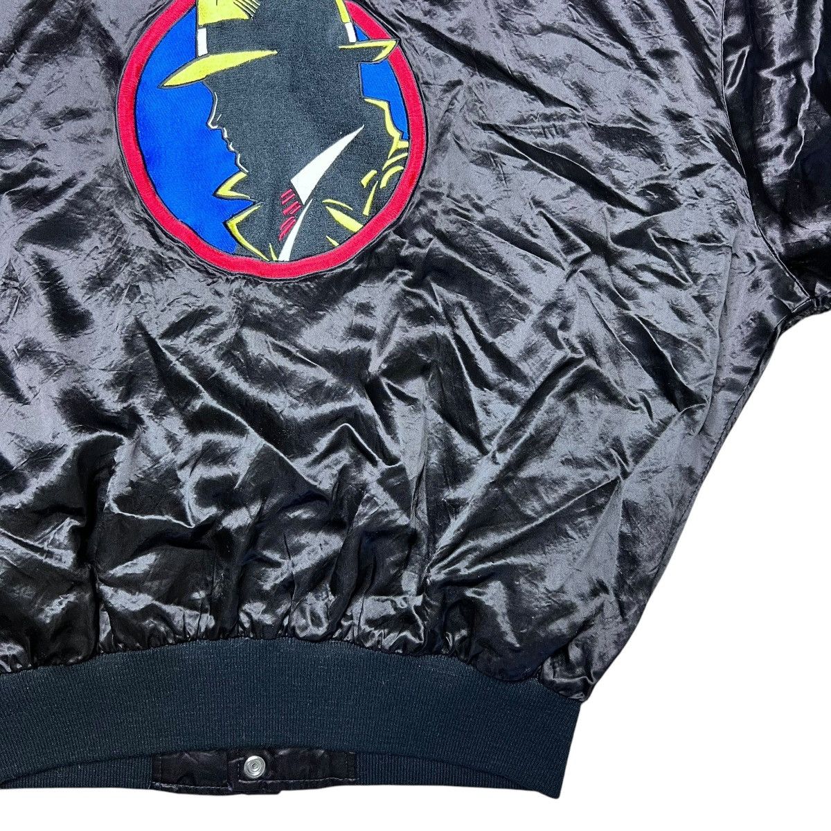 Disney × Vintage 1980s Dick Tracy Disney Promotional Products Satin Jacket Size US L / EU 52-54 / 3 - 9 Thumbnail