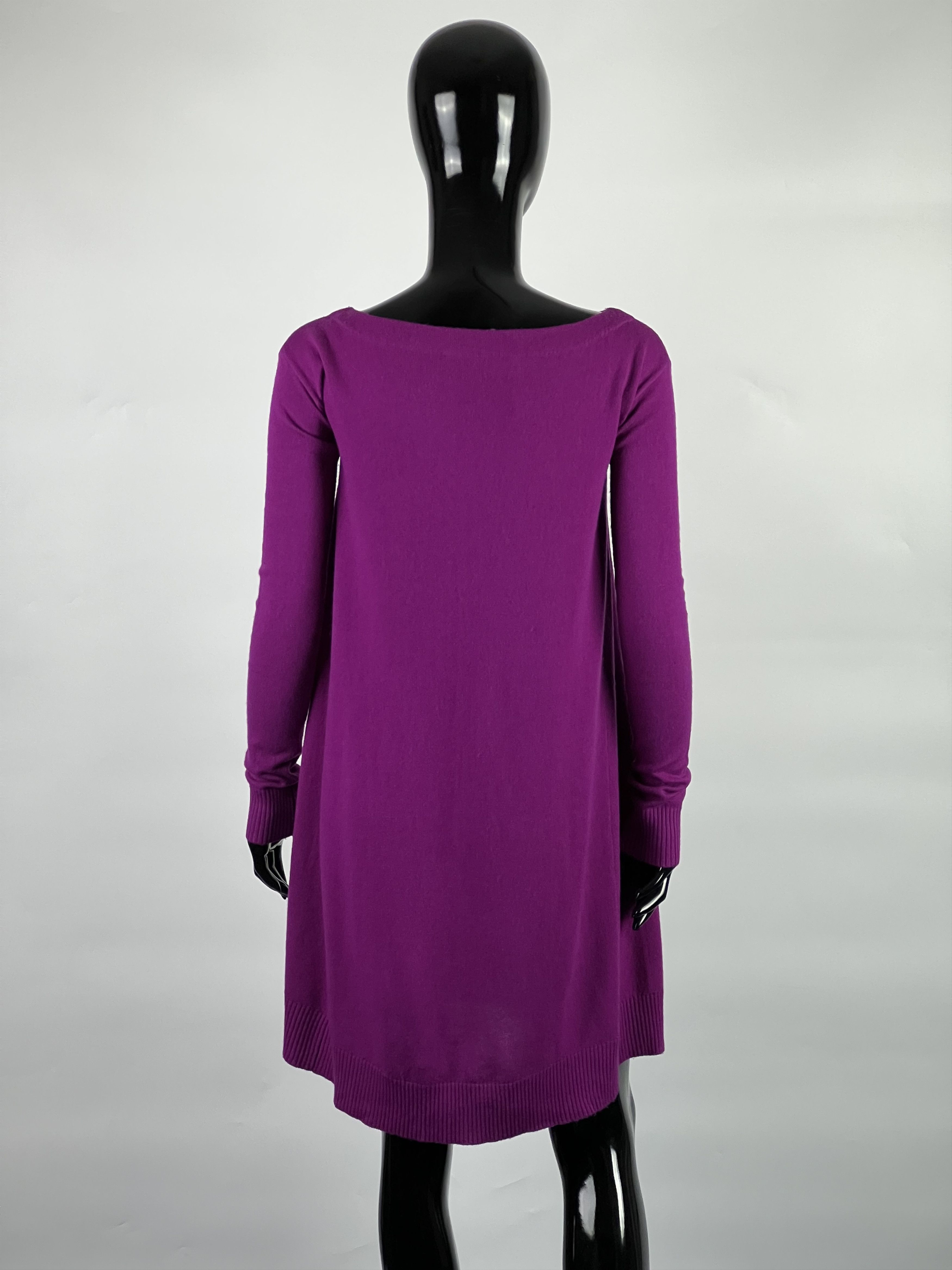 Diane von Furstenberg Diane Von Furstenberg Long Sleeve Wool/Cashmere Knit Dress S Size S / US 4 / IT 40 - 3 Thumbnail