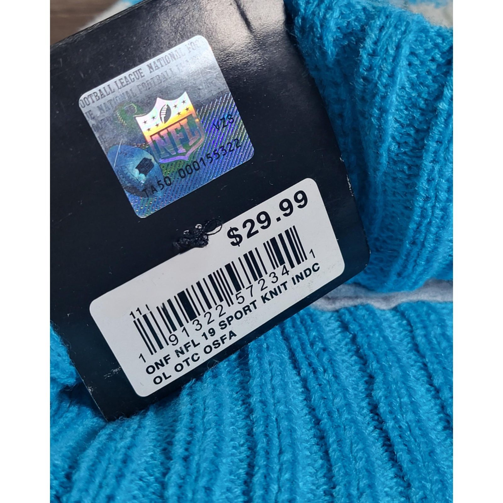 Other NWT Carolina Panthers Sports Knit Pom‎ Beanie Fleece Lined Size ONE SIZE - 6 Thumbnail
