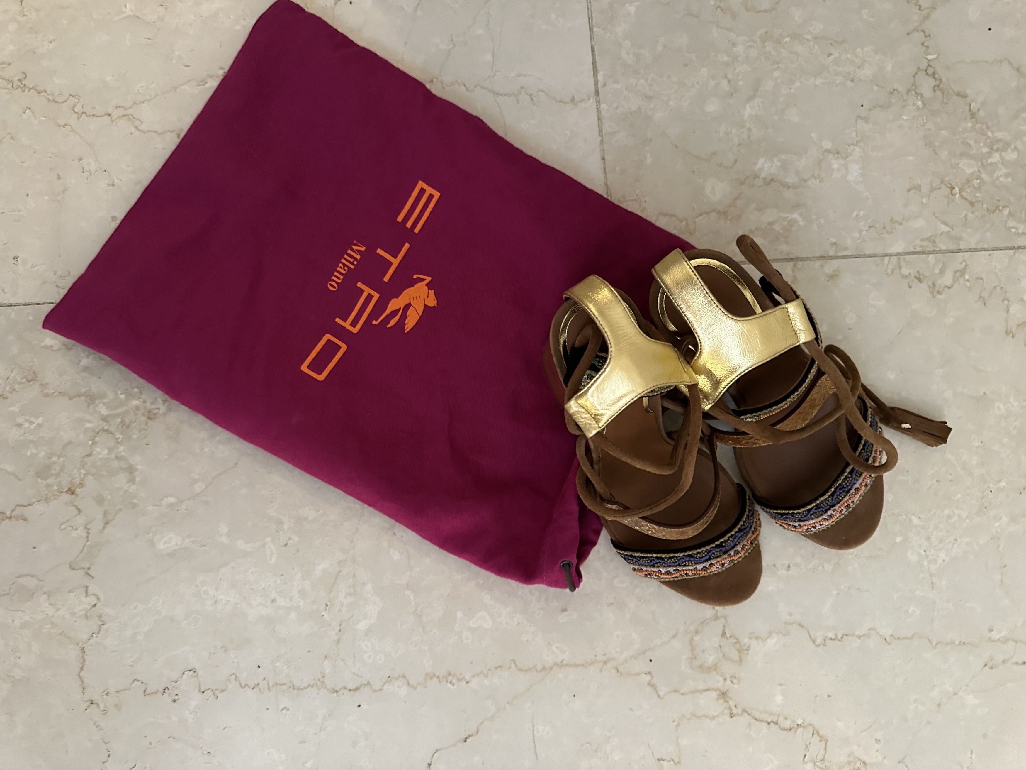 Etro Etro Sandal with different colors and embroideries Size US 8 / IT 38 - 8 Thumbnail