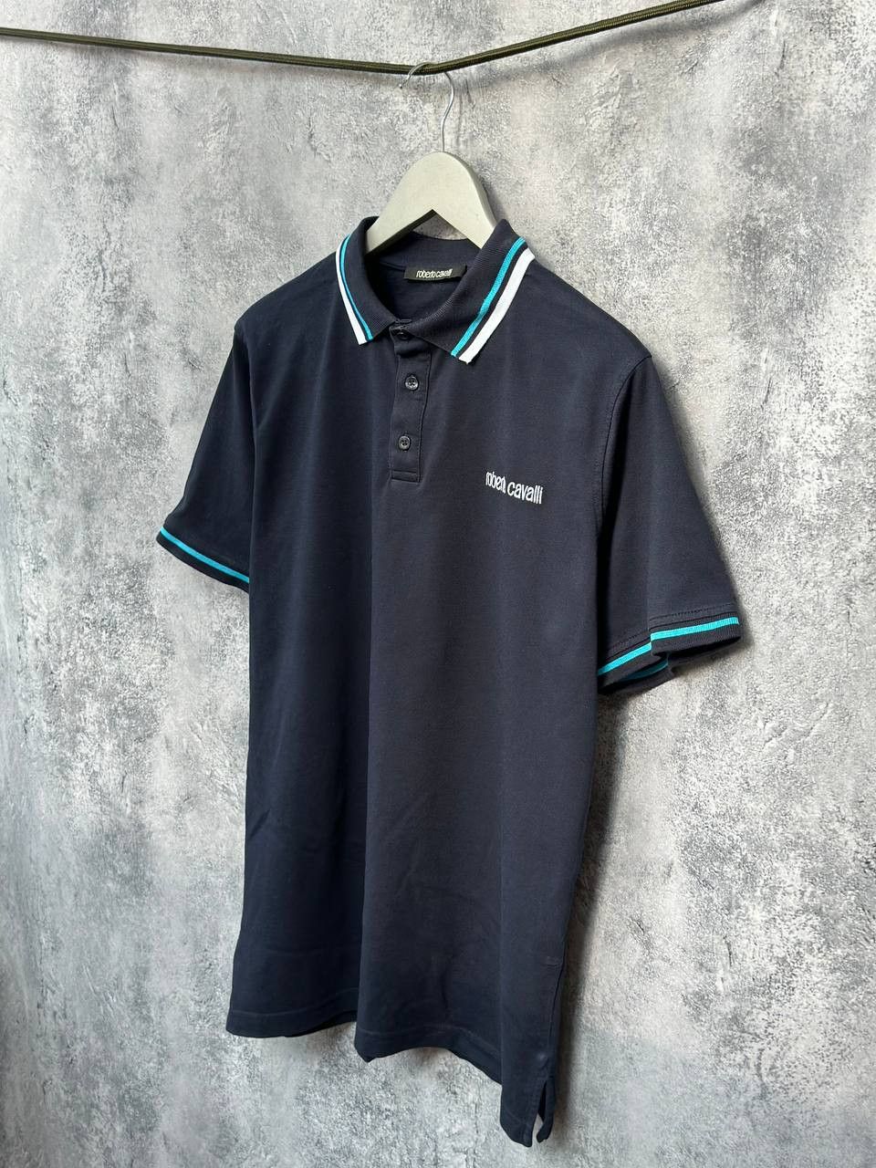 Roberto Cavalli Roberto Cavalli Polo T-Shirt Oxford Striped Collar Size US M / EU 48-50 / 2 - 2 Thumbnail
