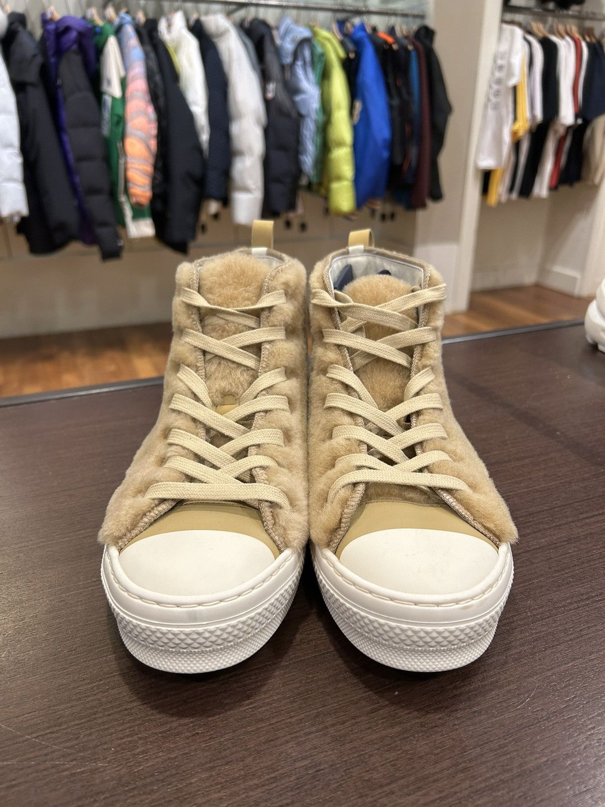 Dior × ERL Dior X ERL B23 Hightop Beige Size US 10 / EU 43 - 5 Thumbnail