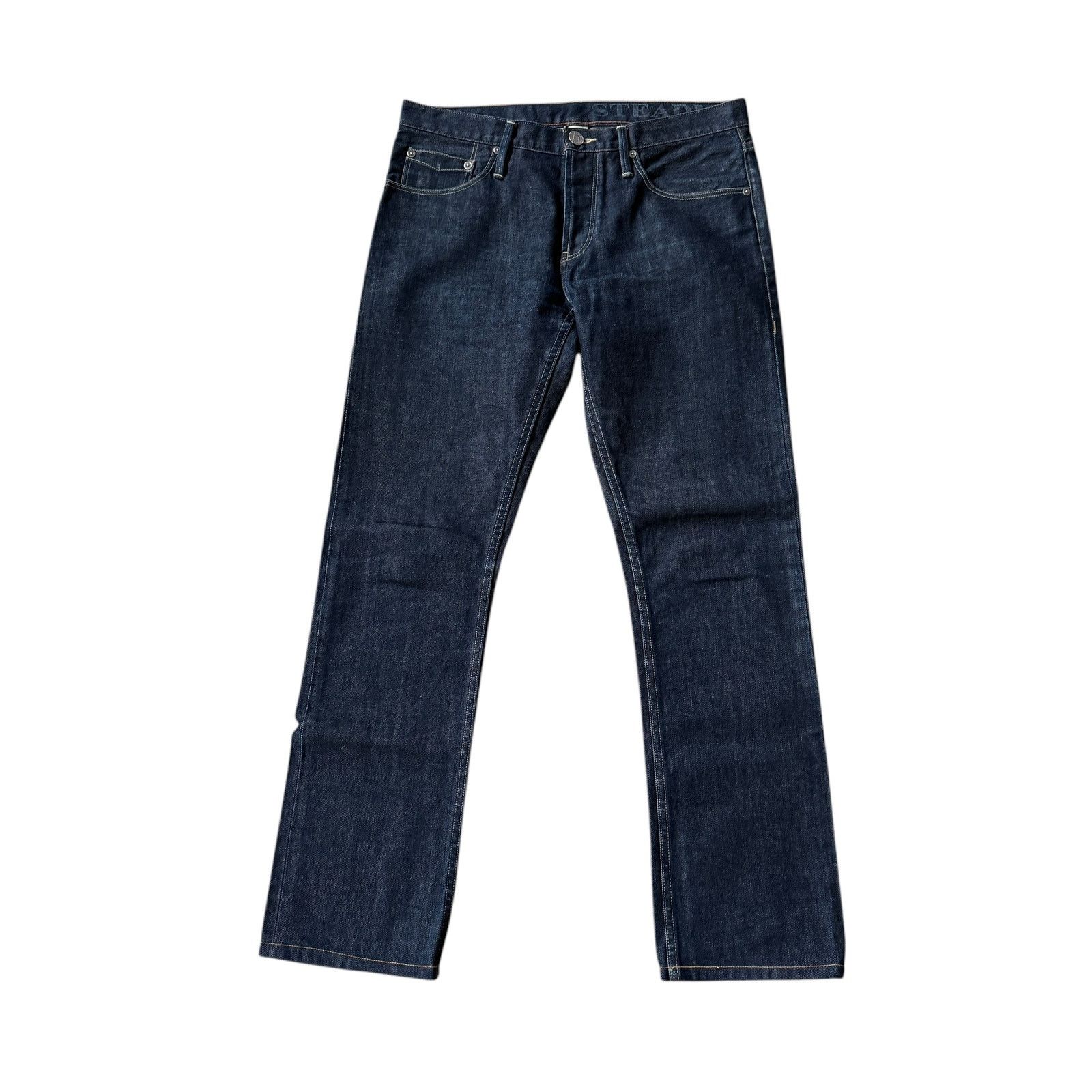 Burberry Burberry Brit Steadman Straight Leg Jeans Dark Wash Size US 30 / EU 46 - 1 Thumbnail