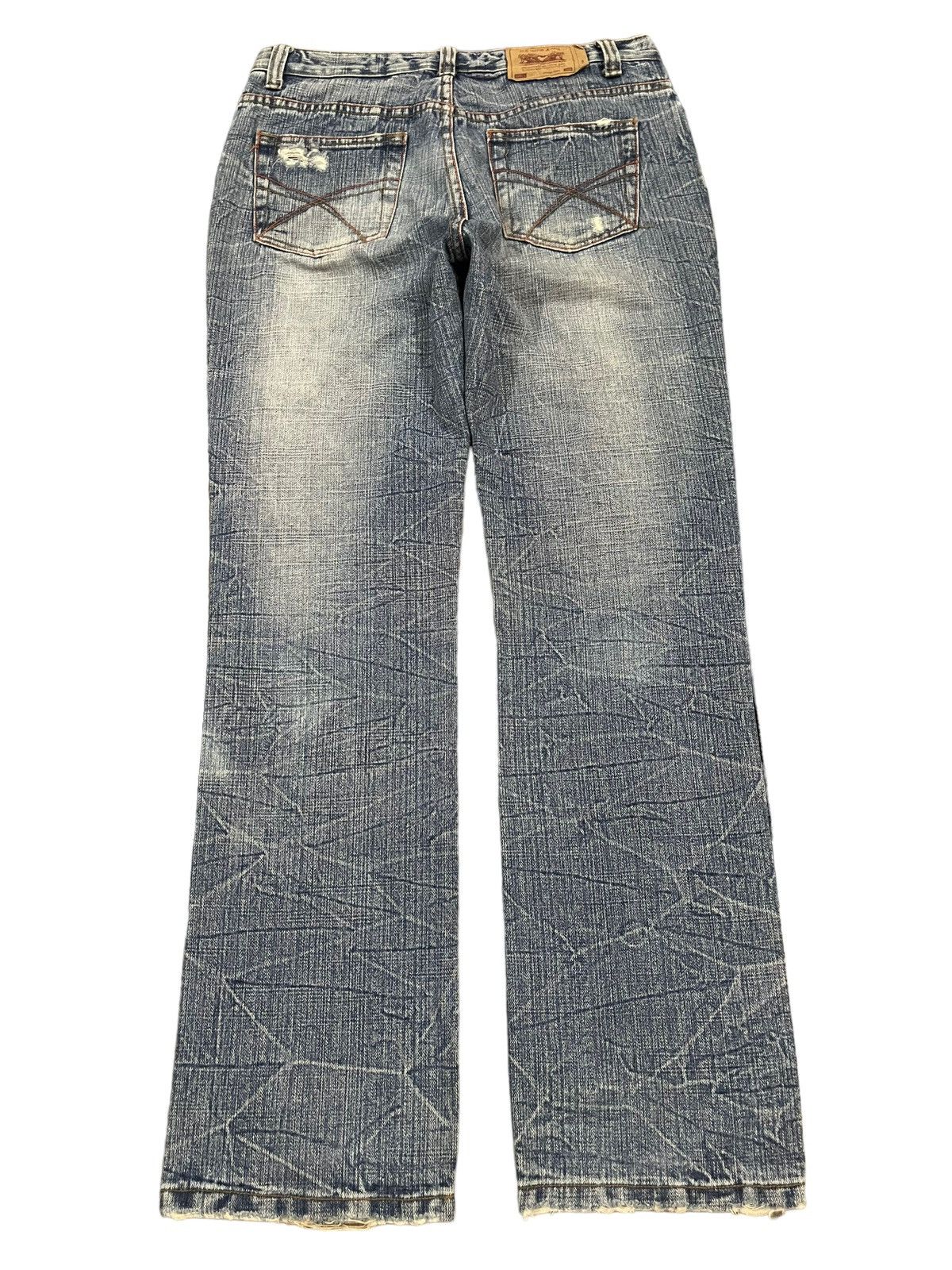 Hysteric Glamour Vintage Japanese Brand Blue Wash Distressed Style Jeans Size US 30 / EU 46 - 2 Thumbnail