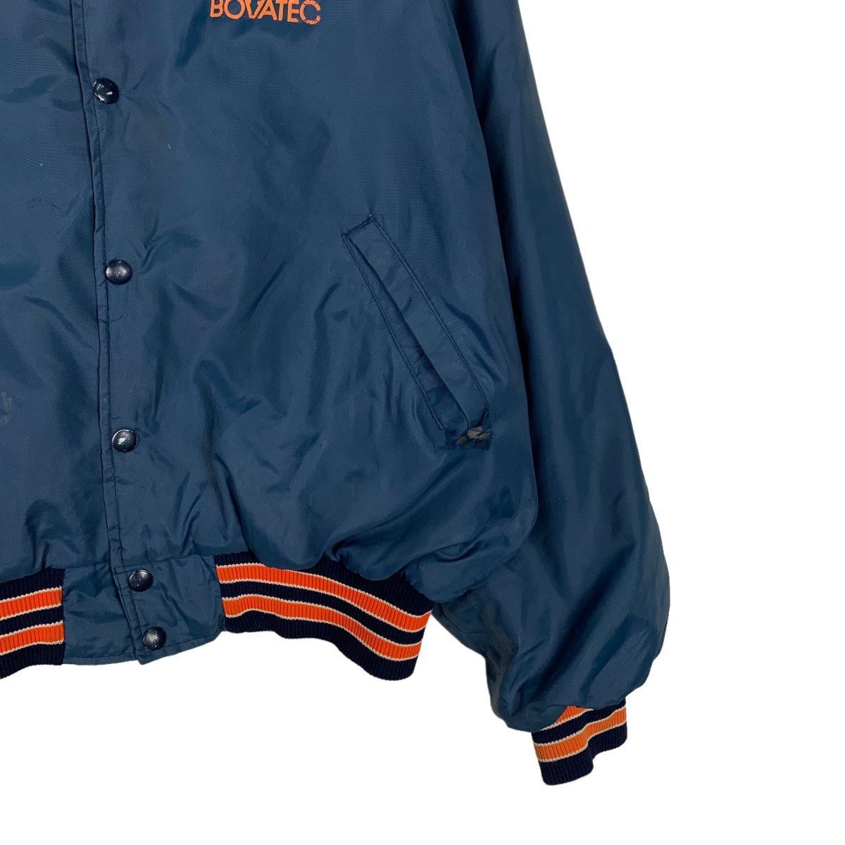 Vintage Don-Jac VIGORENA Feeds Bovatec Nylon Coach Jacket #0080-C5 Size US L / EU 52-54 / 3 - 5 Thumbnail