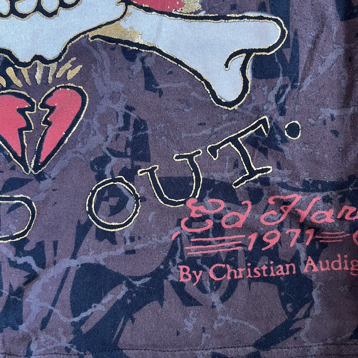 Ed Hardy × Vintage Mens Vintage Ed Hardy T-Shirt by Christian Audigier Y2K Size US L / EU 52-54 / 3 - 4 Thumbnail