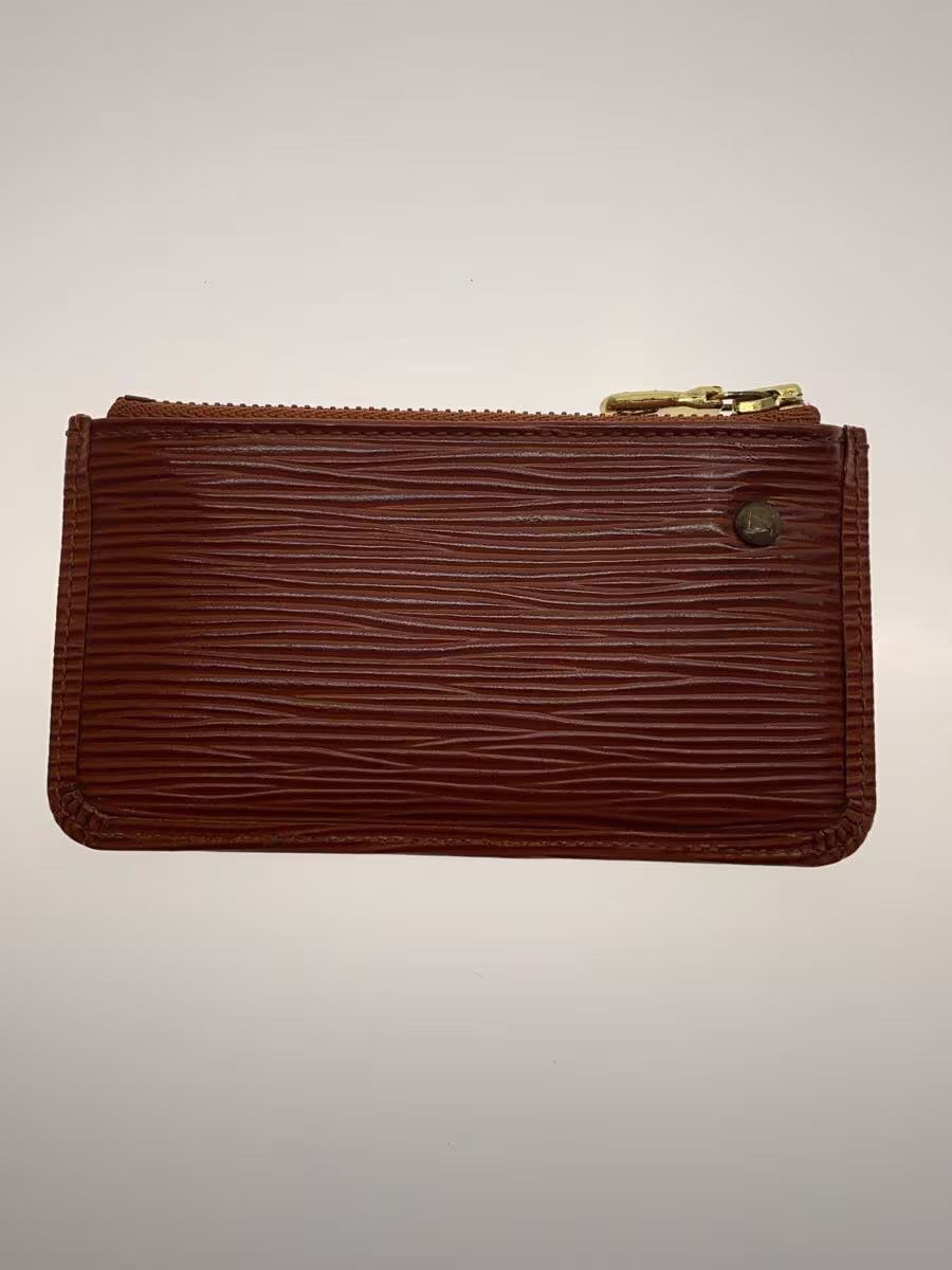 Louis Vuitton Louis Vuitton Leather Coin Case Brown Size ONE SIZE - 2 Thumbnail