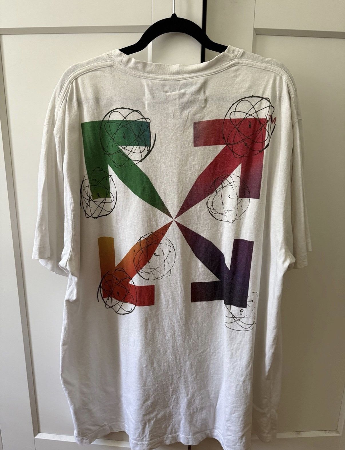 Futura × Off-White Off-White Virgil Abloh Off-White x Futura Atoms Over T-Shirt Size US L / EU 52-54 / 3 - 3 Thumbnail