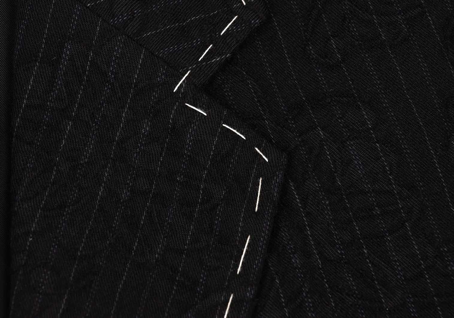 Yohji Yamamoto Yohji Yamamoto Wool Pinstripe Jacket Size US M / EU 48-50 / 2 - 4 Thumbnail