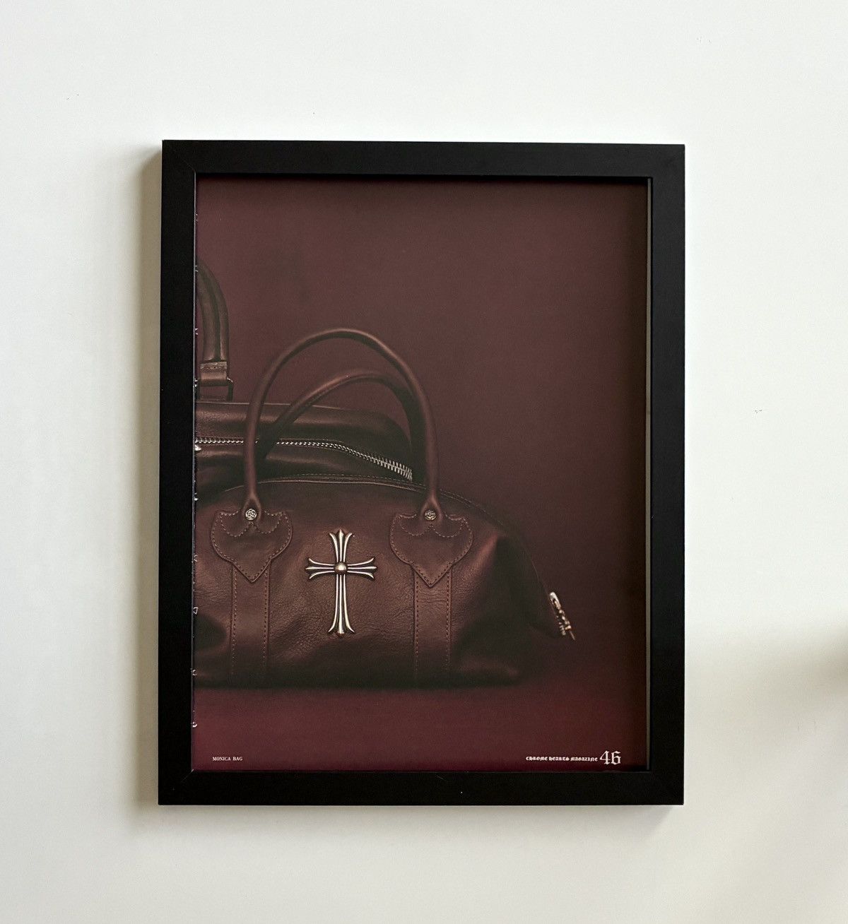 Chrome Hearts red bag photo Framed poster 9x11